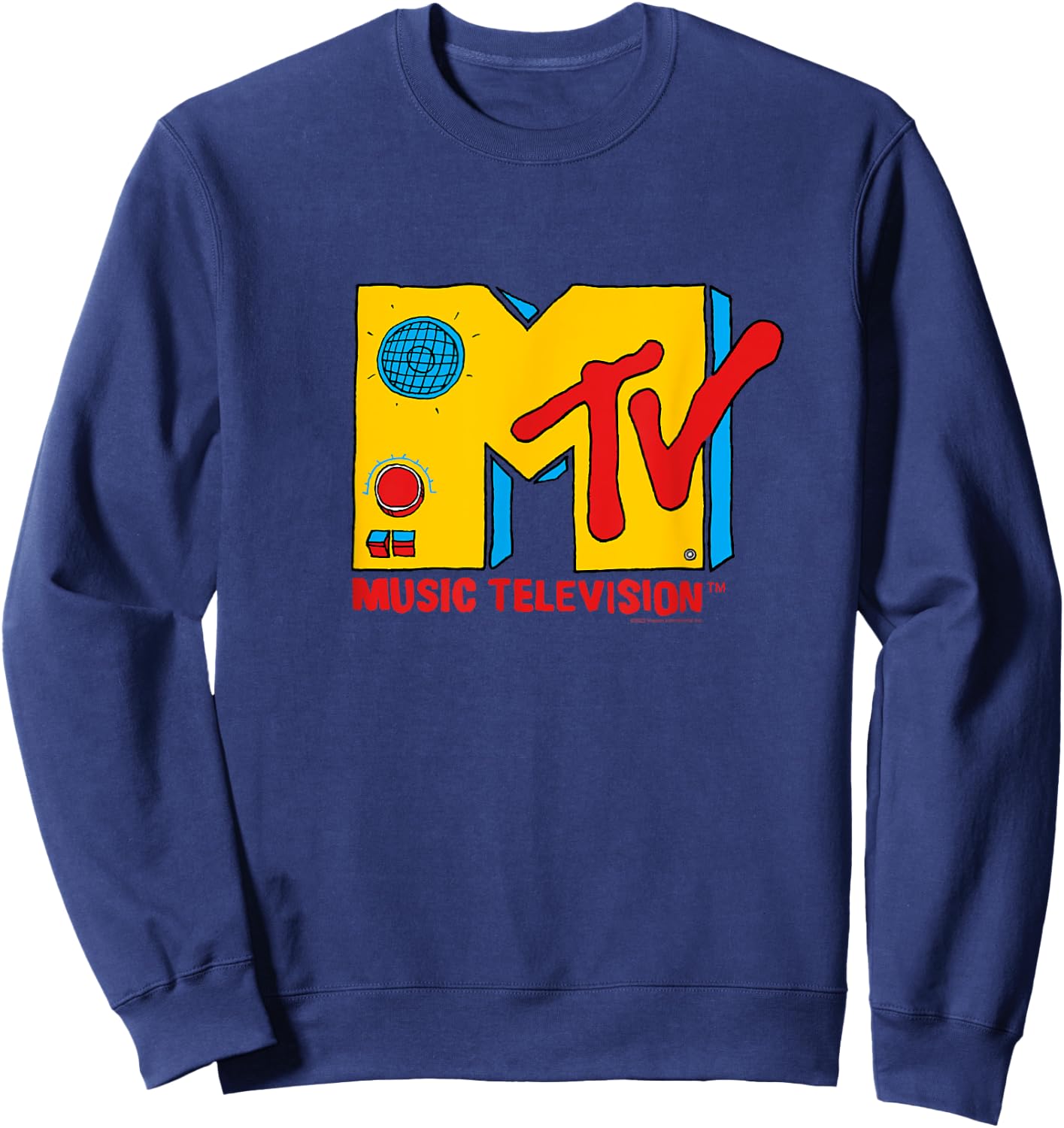 MTV Logo Retro Boombox , black Sweatshirt - Sweatshirt | Navy