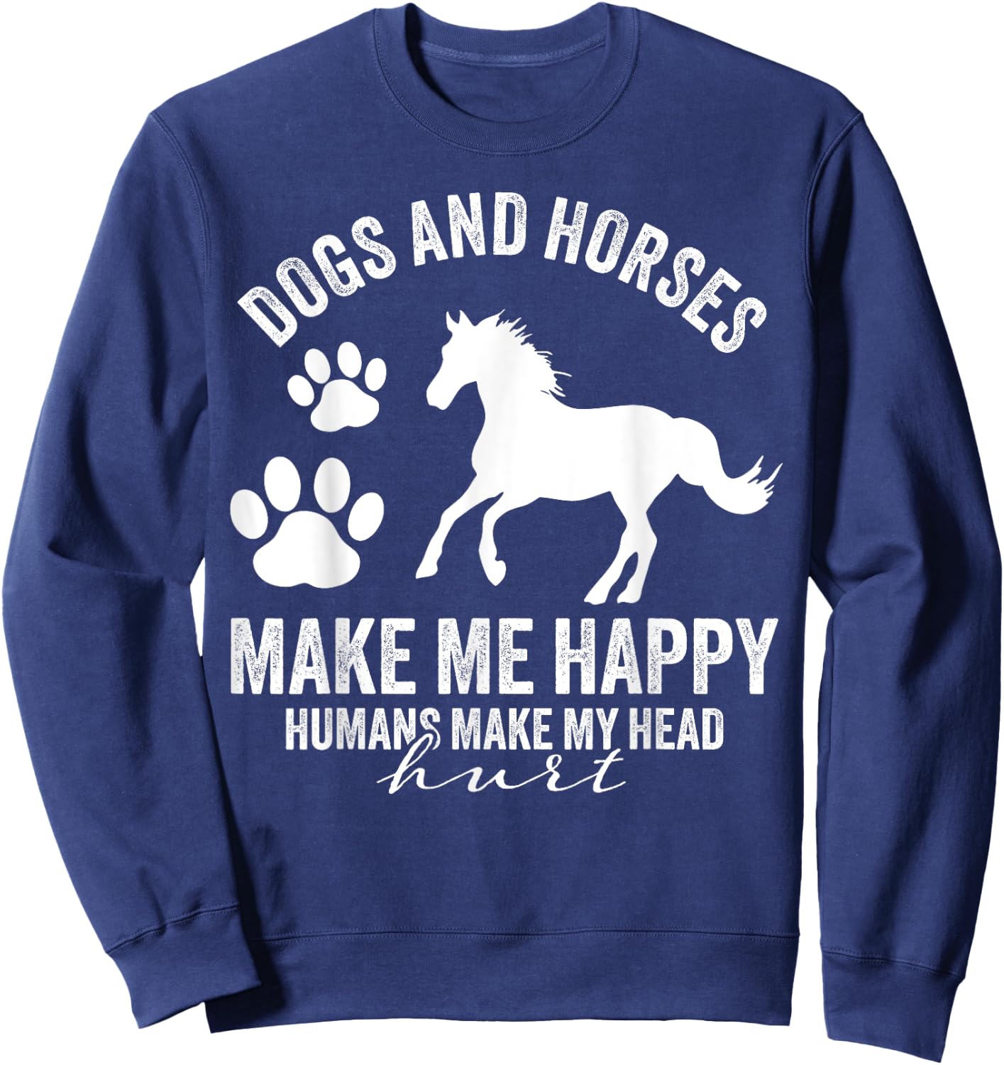 Women Girl Sweatshirt - Sweatshirt | Navy
