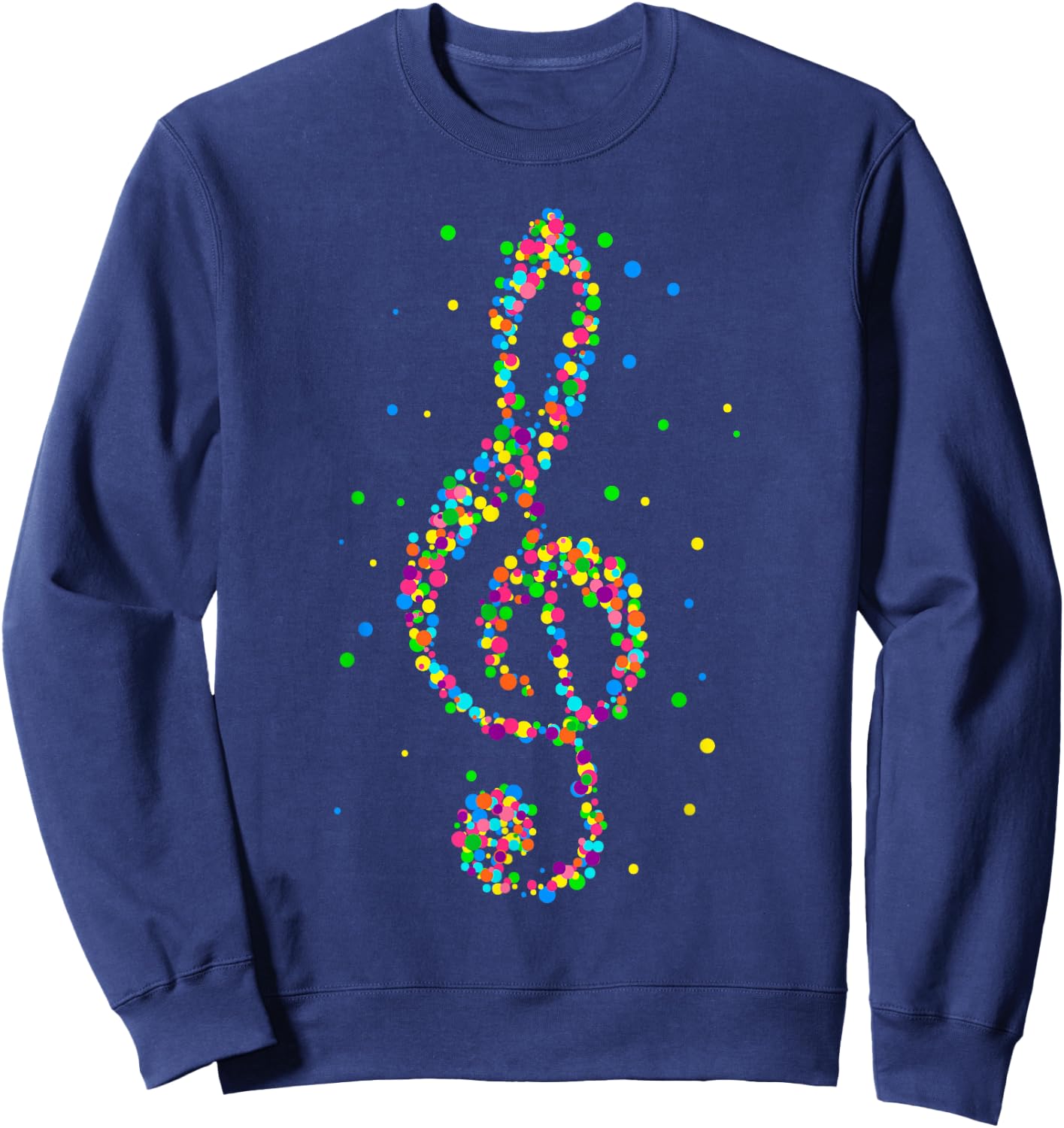 Musician Treble Clef Music Choir , black Sweatshirt - Sweatshirt | Navy
