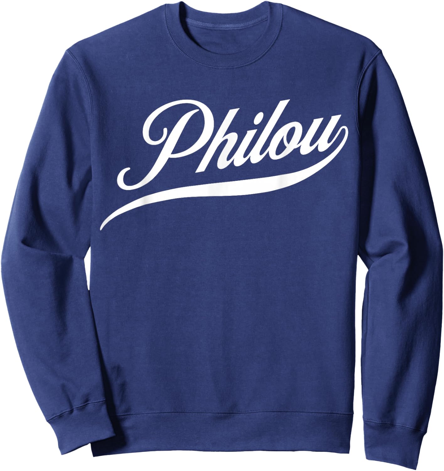 Men's Boys Funny Gift Funny Name for Philou Sweatshirt - Sweatshirt | Navy