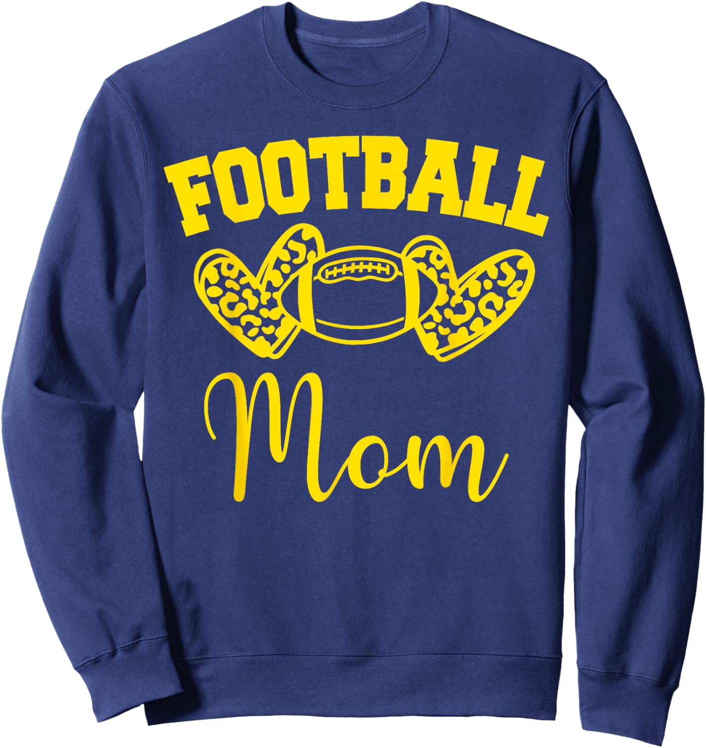 American Football Mom Football Family Matching Sweatshirt - Sweatshirt | Navy