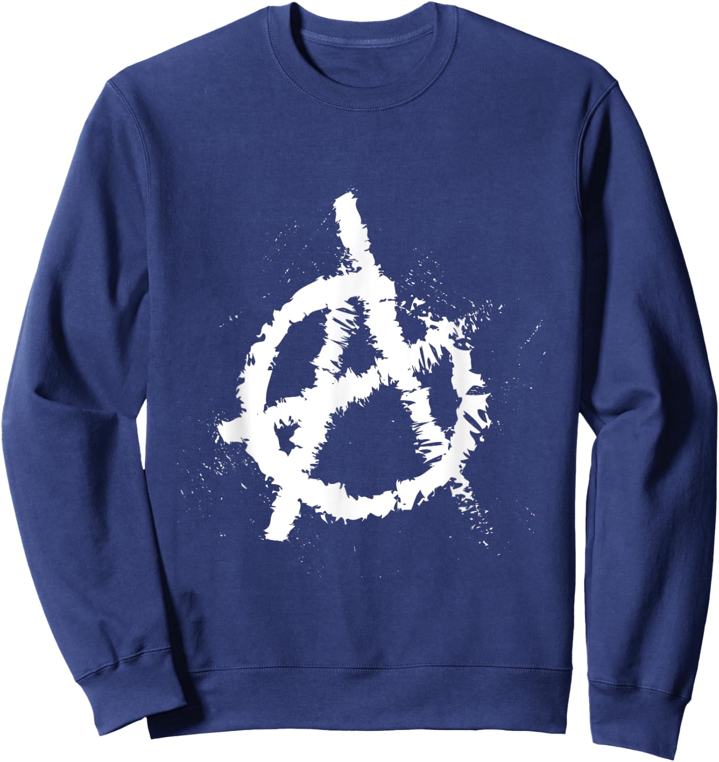 Anarchy Symbol Anarchy Punk Graffiti Punk Rock , black Sweatshirt - Sweatshirt | Navy