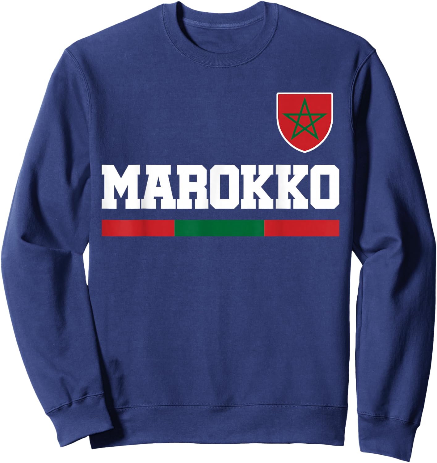Marokko Geschenk Flagge Morocco Marokkaner Berber Nafri Sweatshirt - Sweatshirt | Navy