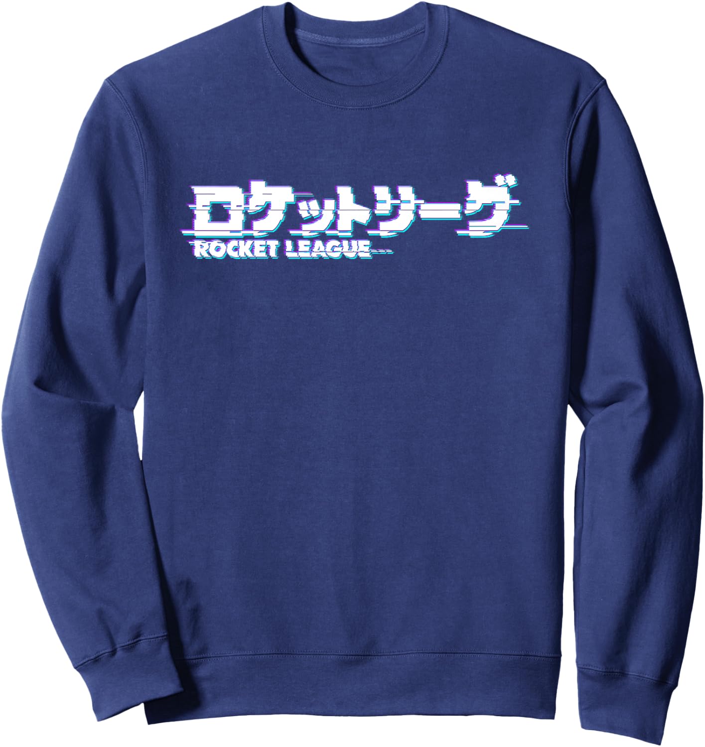 Kids Rocket League Light Tokyo Glitch Logo Kids , Black, 2 Sweatshirt - Sweatshirt | Navy