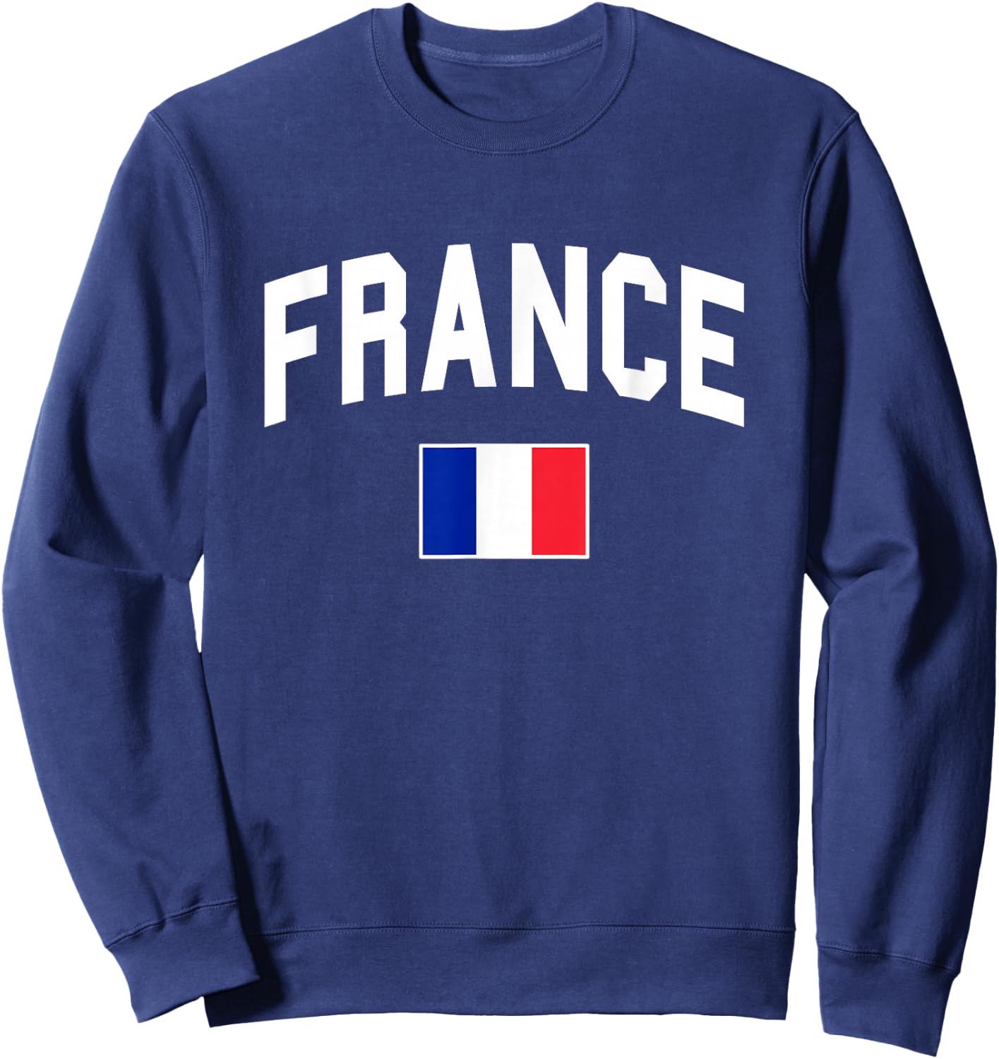 France - Flag of France - Throwback Design - Classic Sweatshirt - Sweatshirt | Navy