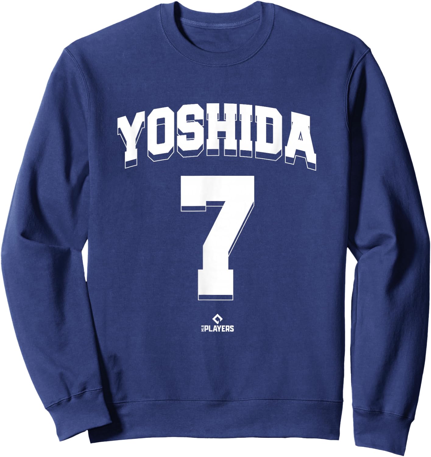 Masataka Yoshida 7 Boston MLBPA Sweatshirt - Sweatshirt | Navy