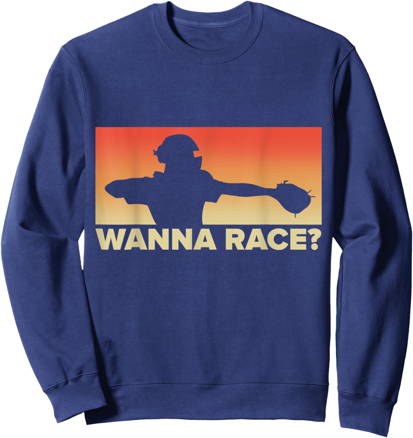 Baseball Catcher Wanna Race gift, Baseball gift, Sports Sweatshirt - Sweatshirt | Navy