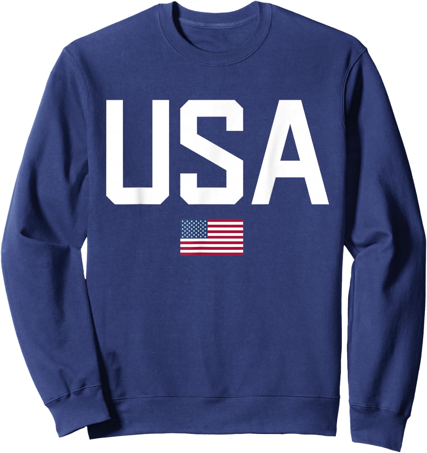 USA T Shirt Women Men Kids Patriotic American Flag 4th of July T Shirt, blue Sweatshirt - Sweatshirt | Navy