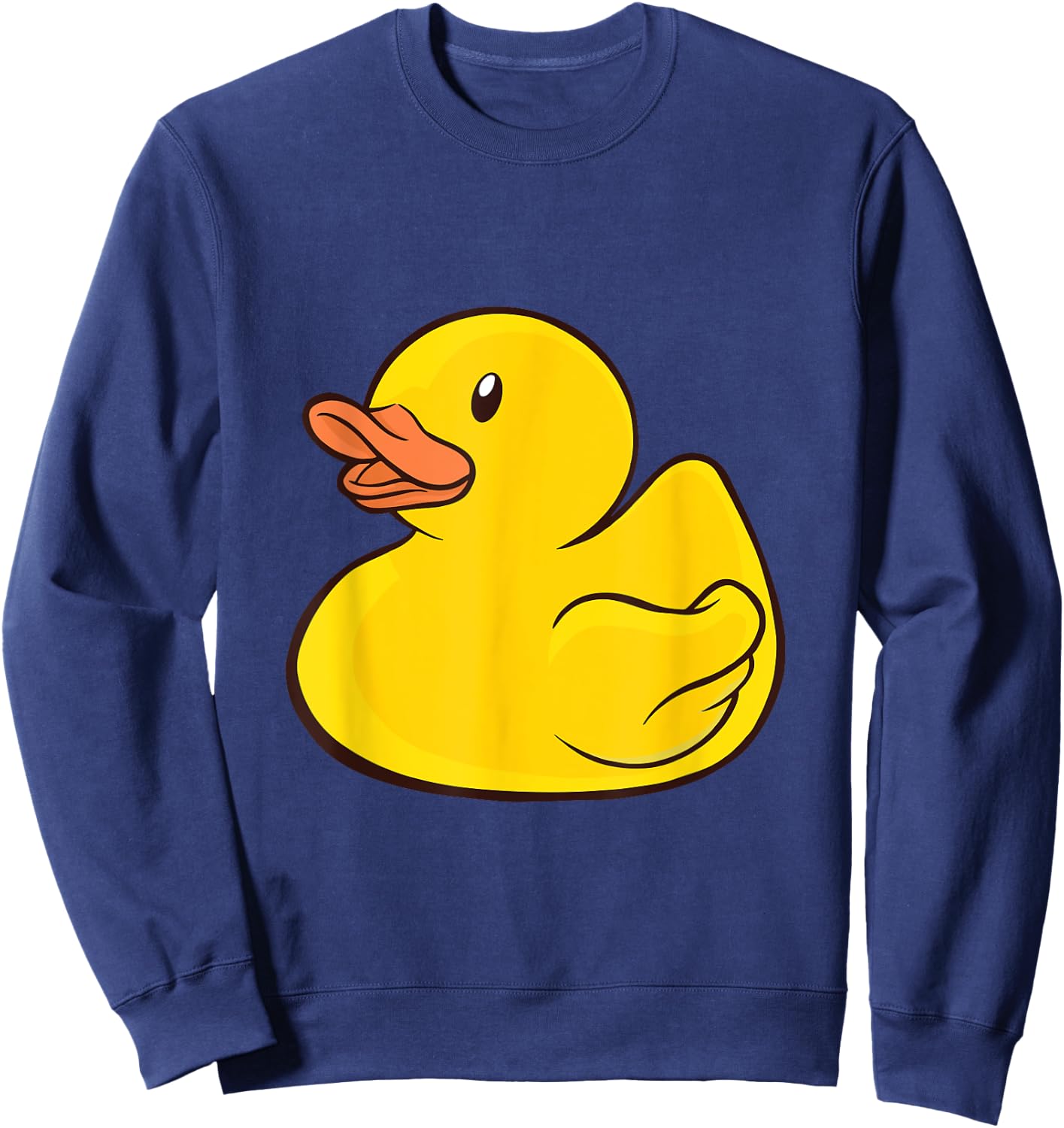 Cute Rubber Duckie Duck Rubber Duck Sweatshirt - Sweatshirt | Navy