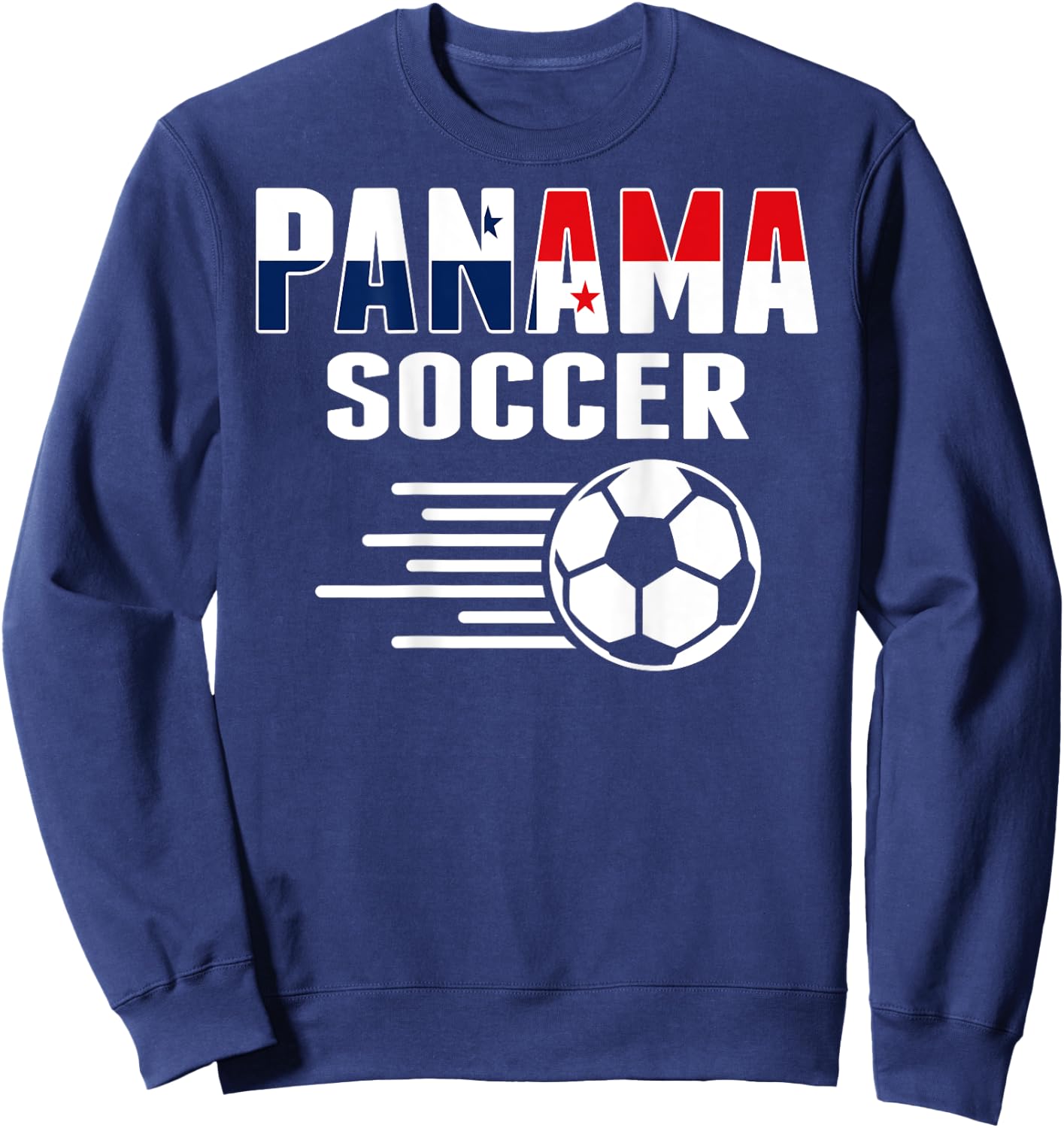 Proud Panama Soccer Fans Jersey - Panamanian Football Lovers Sweatshirt - Sweatshirt | Navy