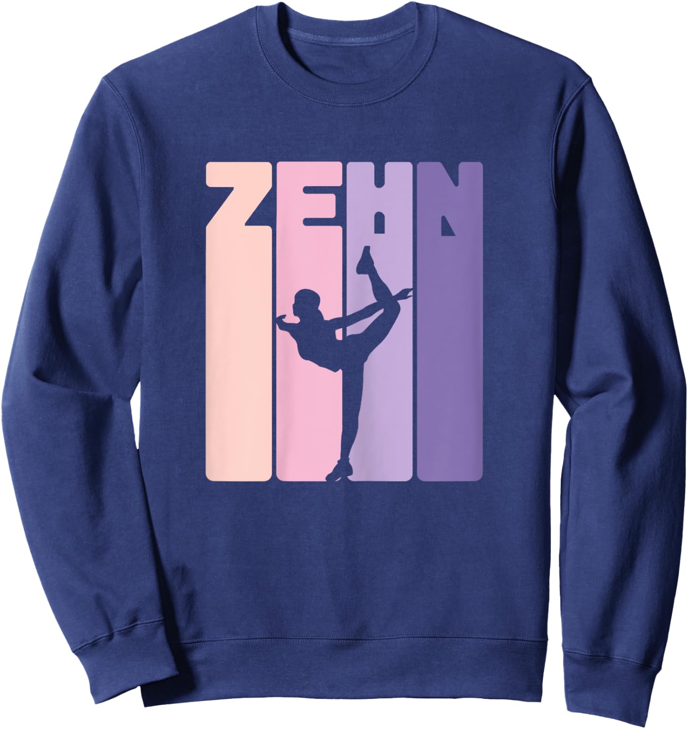10th Birthday Gymnastic Dancer Yoga 10 Years Girls , black Sweatshirt - Sweatshirt | Navy