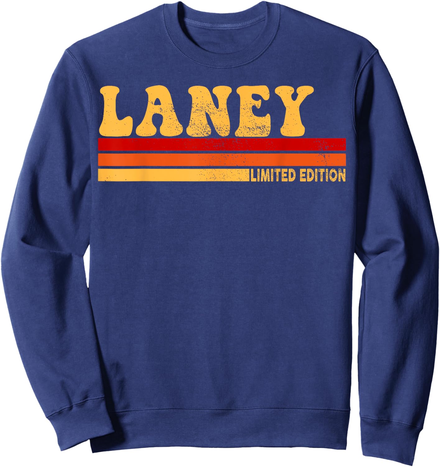 Laney Name Personalized Cute Idea Women Vintage Laney Sweatshirt - Sweatshirt | Navy