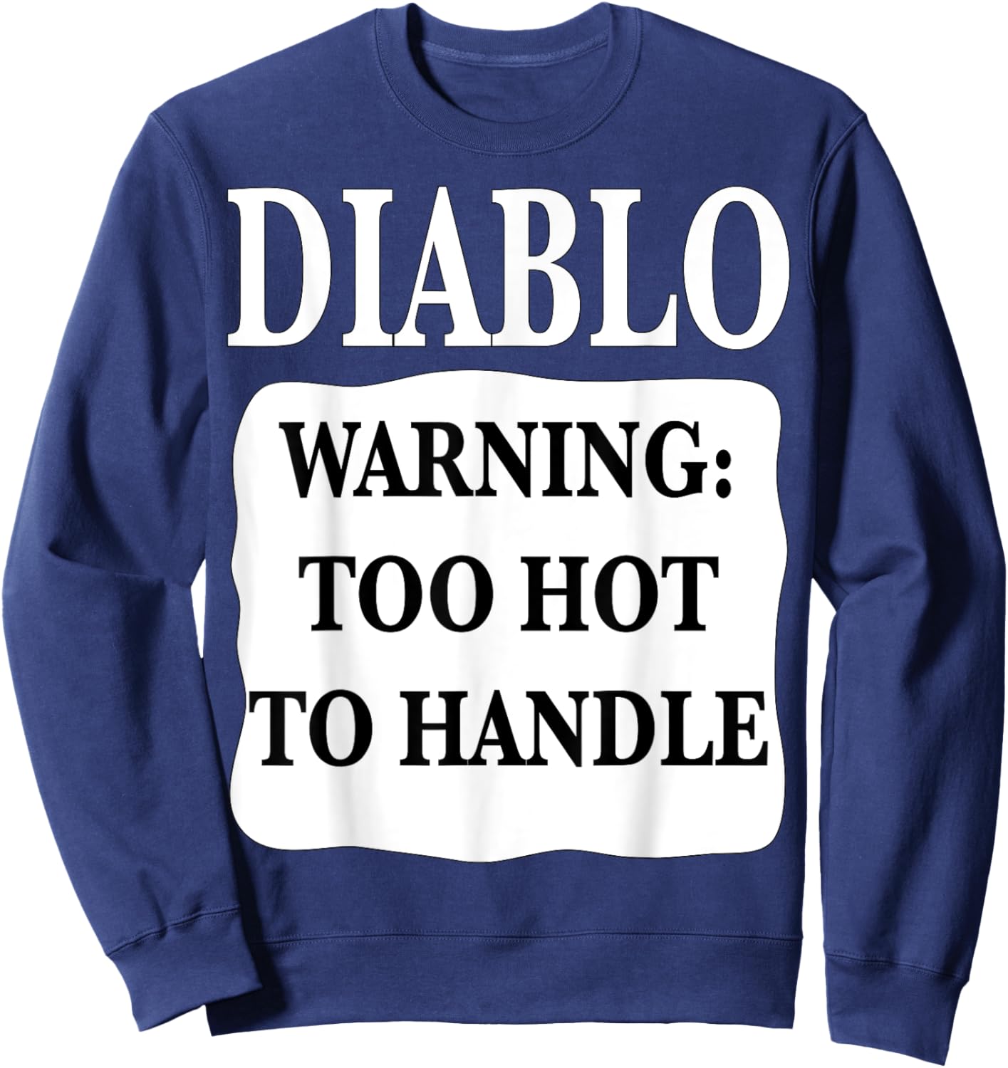 Diablo Taco Hot Sauce Packets Halloween Costumes Sweatshirt - Sweatshirt | Navy