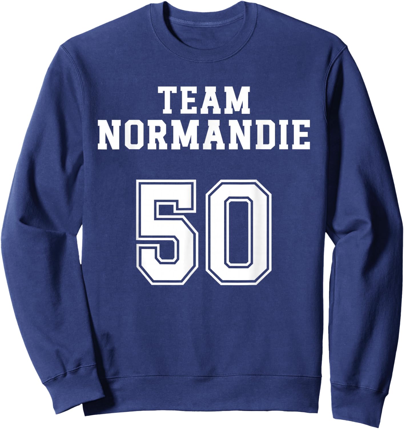 Normandy Humour Normand Team Normandy Sleeve Region Sweatshirt - Sweatshirt | Navy