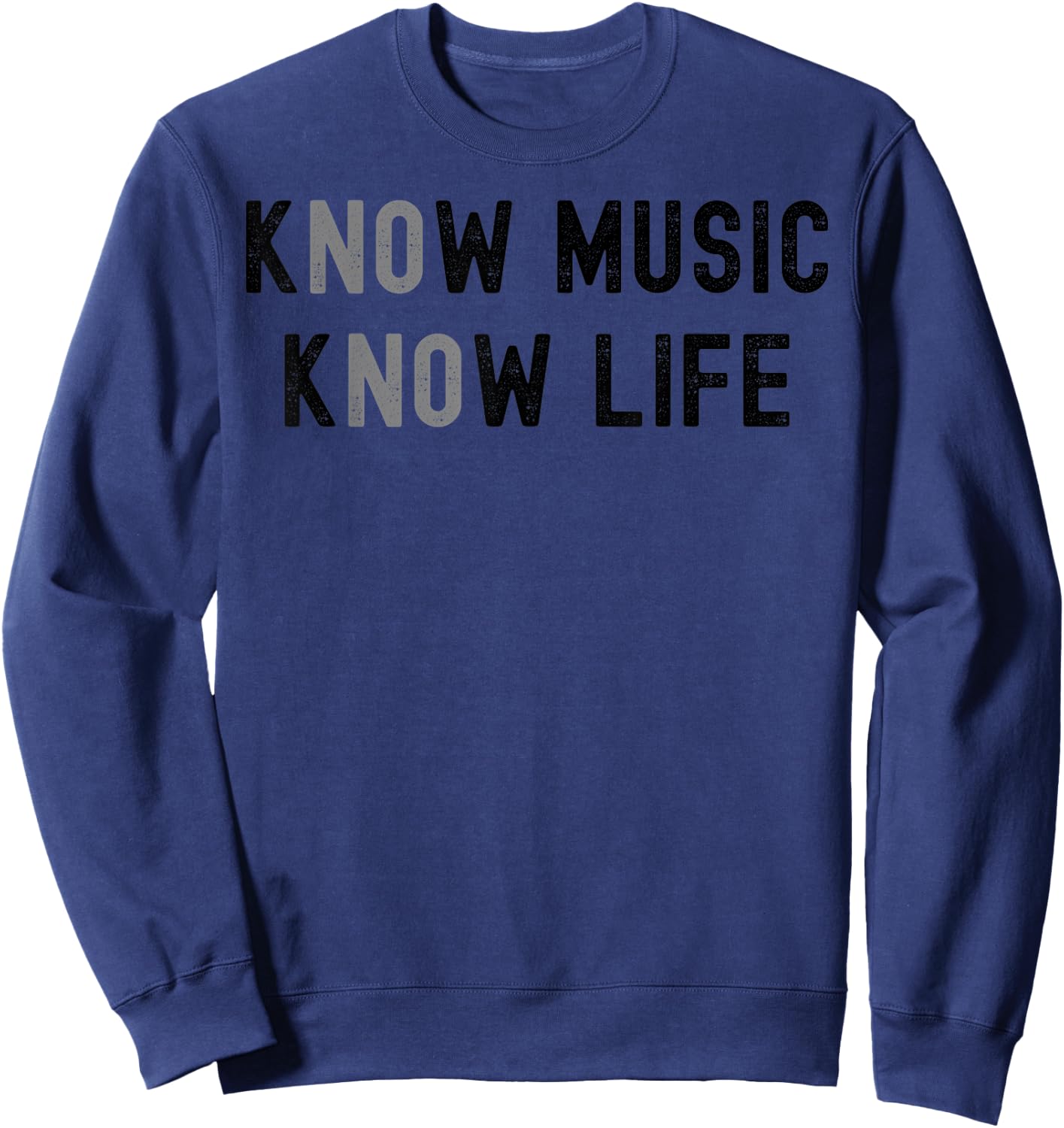 No Music No Life Sweatshirt - Sweatshirt | Navy