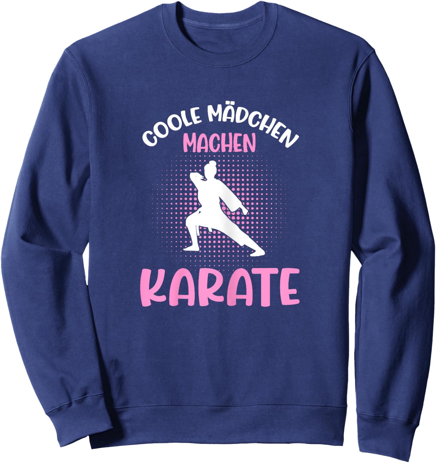 Karate Damen Kampfsport Queen Mädchen Karate Sweatshirt - Sweatshirt | Navy