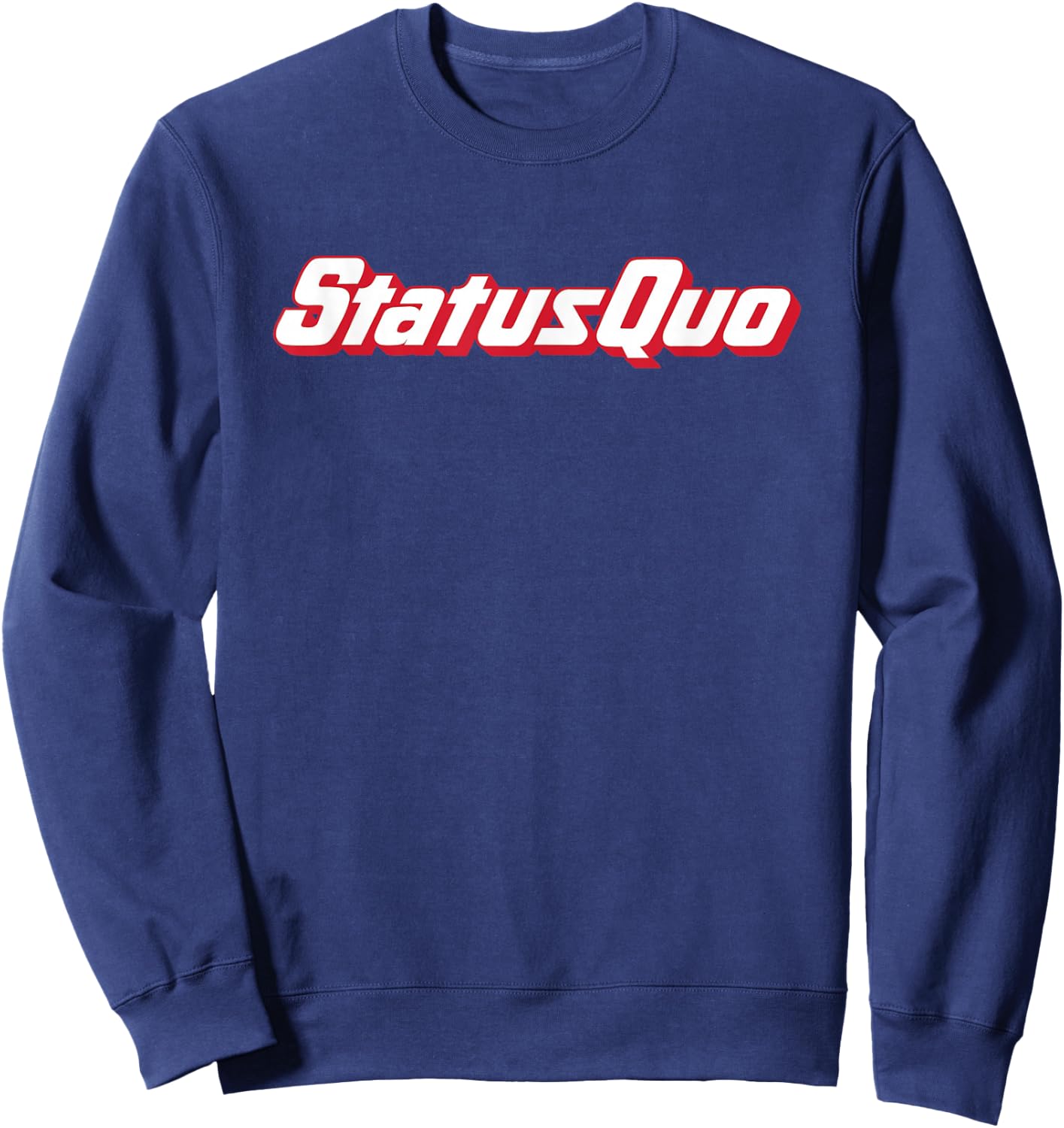 Status Quo Red White Logo Sweatshirt - Sweatshirt | Navy