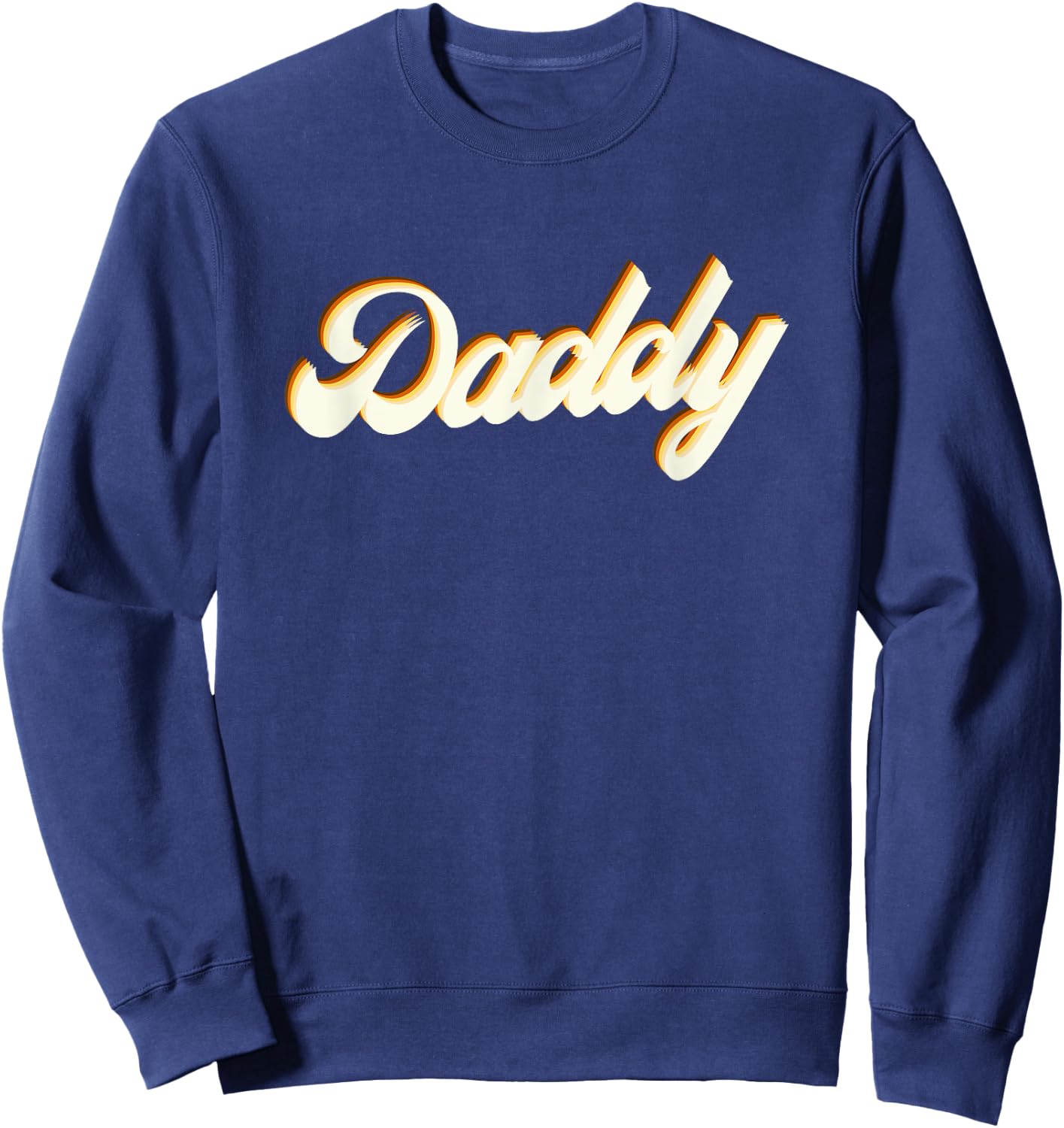 Gay Bear Shirt with Bear Daddy Pride Flag Woof Gay Daddy Sweatshirt - Sweatshirt | Navy