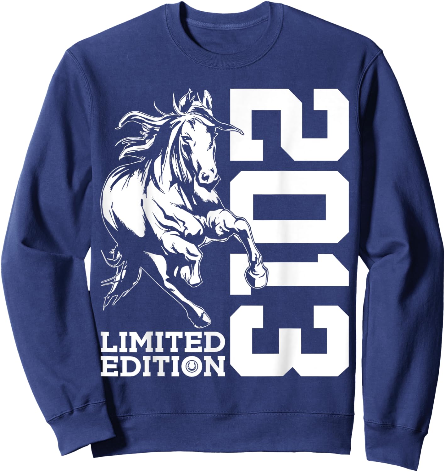 Riding 12th Birthday Horse Limited Edition 2013 Rider Sweatshirt - Sweatshirt | Navy