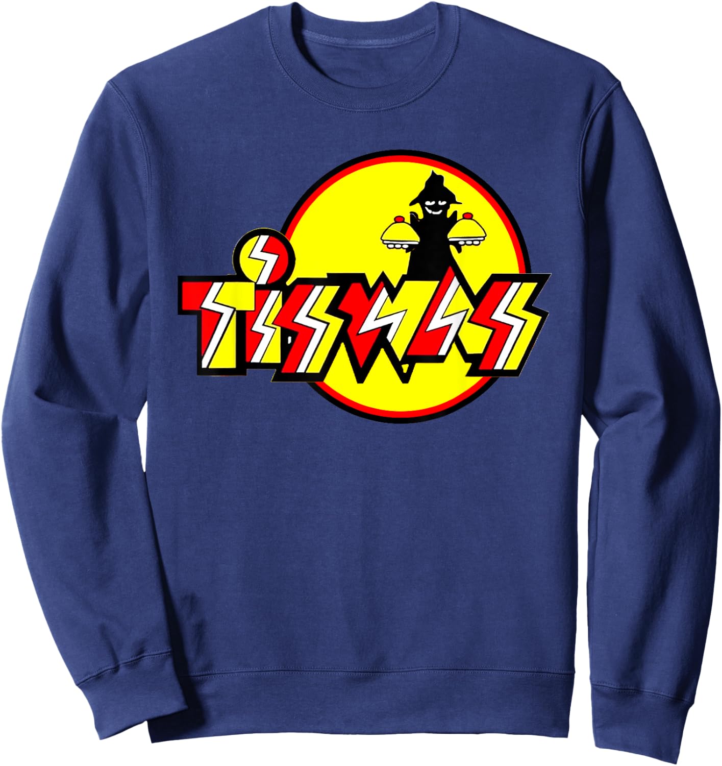Retro Vintage 1970's 1980's Tiswas Sweatshirt - Sweatshirt | Navy
