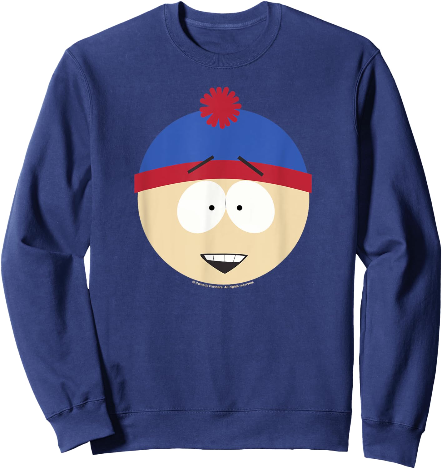 South Park Stan Smile Face Halloween Sweatshirt - Sweatshirt | Navy
