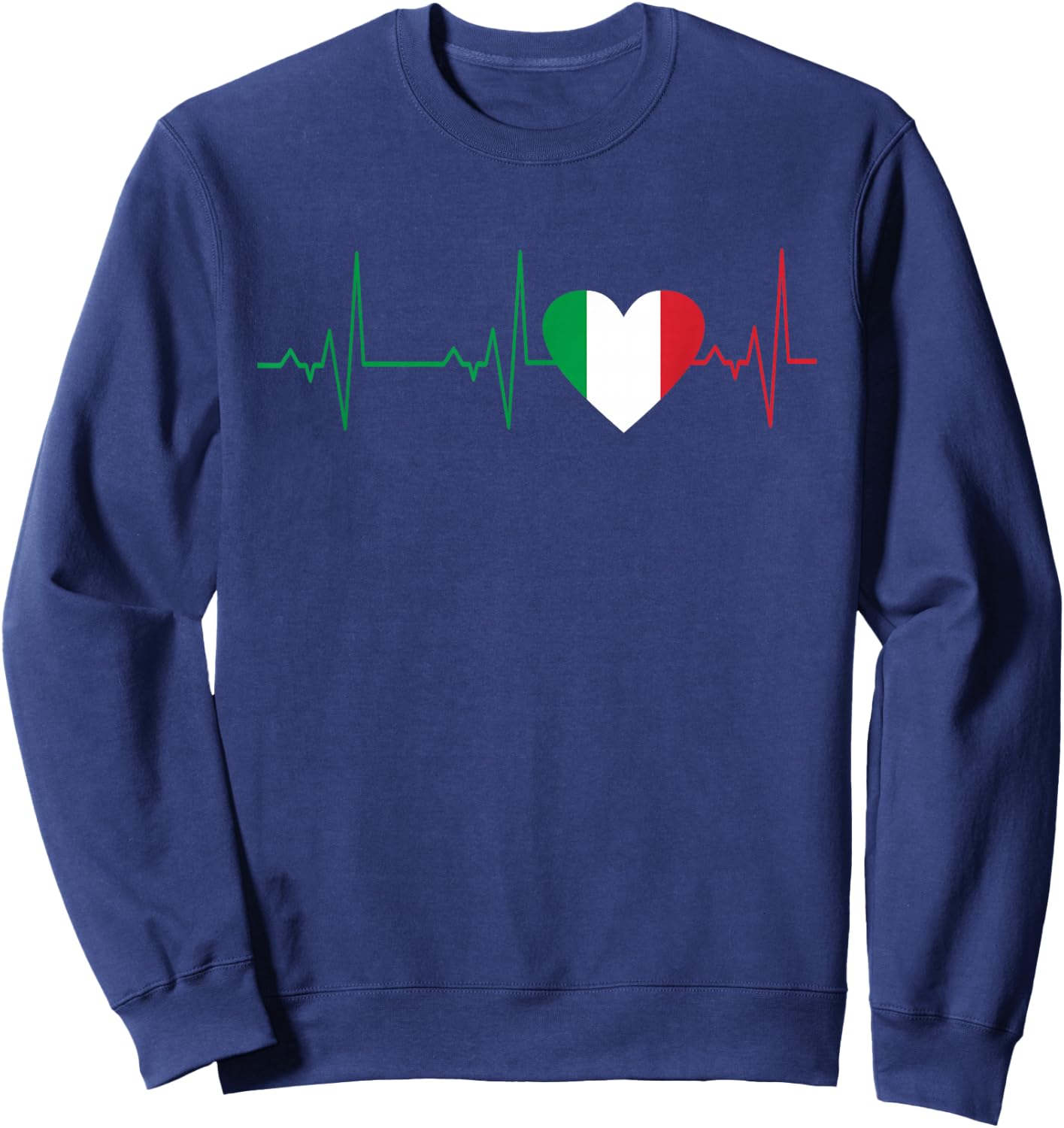 Italian Italy Flag Italia Italian Pride Sweatshirt - Sweatshirt | Navy