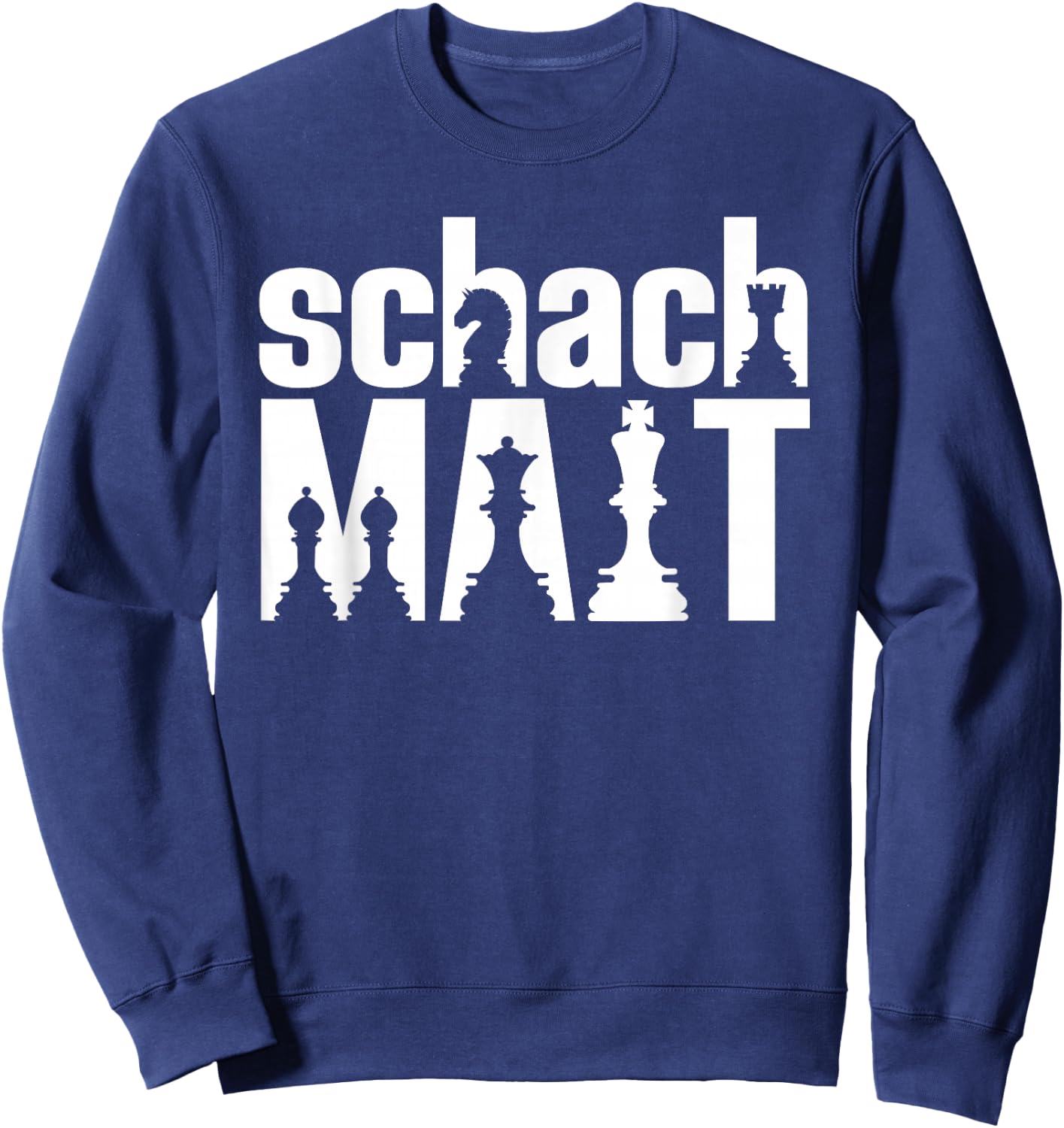 Chess Mat Funny Chess Player , black Sweatshirt - Sweatshirt | Navy