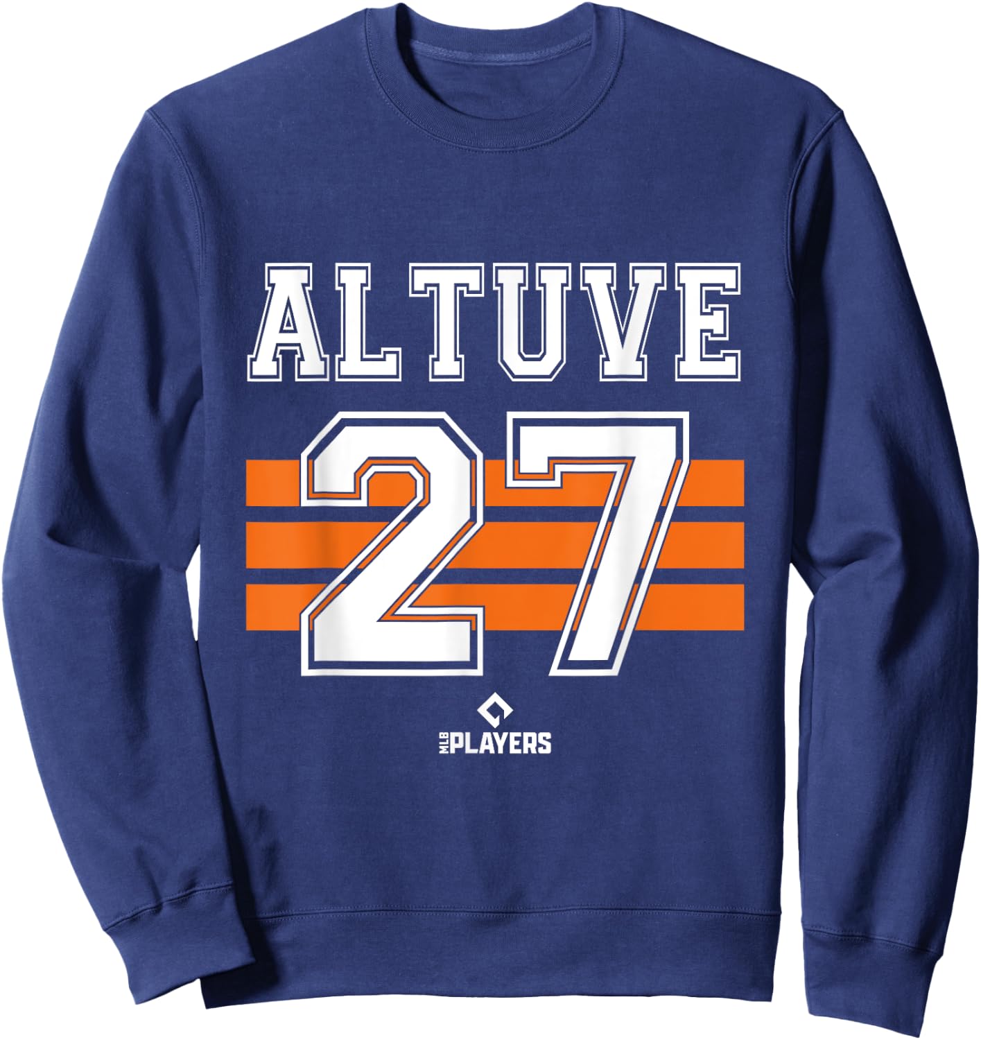 Jose Altuve 27 Houston Texas Baseball MLB Players Sweatshirt - Sweatshirt | Navy