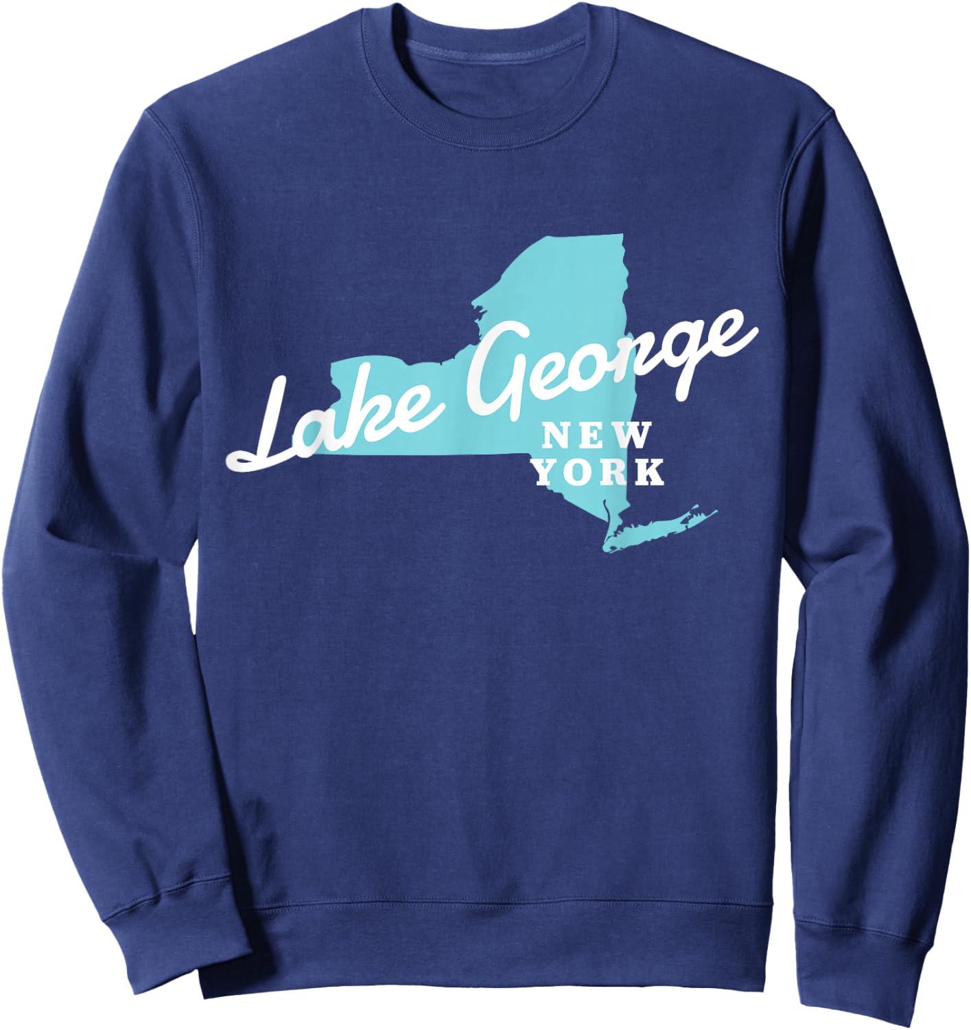 Lake George NY New York State Lake George Sweatshirt - Sweatshirt | Navy