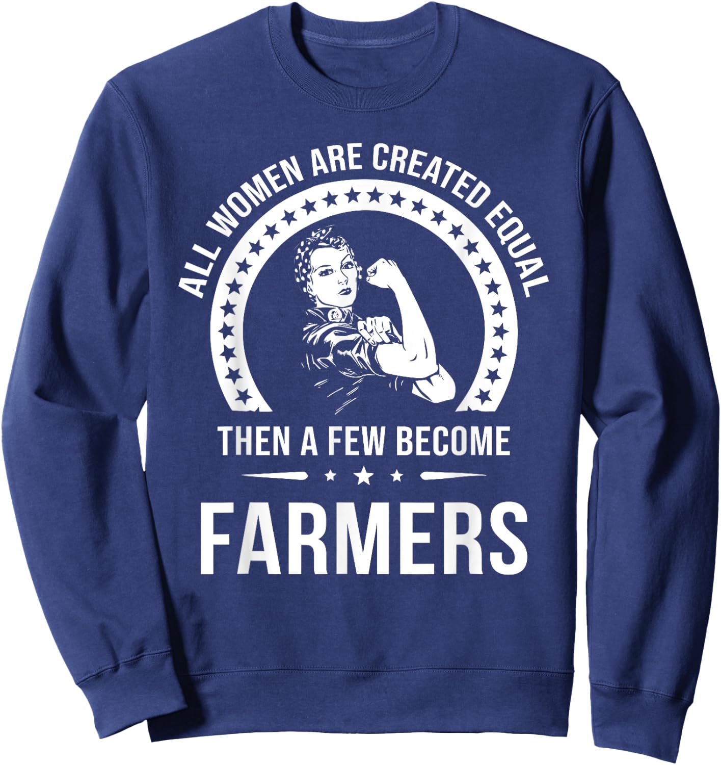 Peasant Shirt Sweatshirt - Sweatshirt | Navy