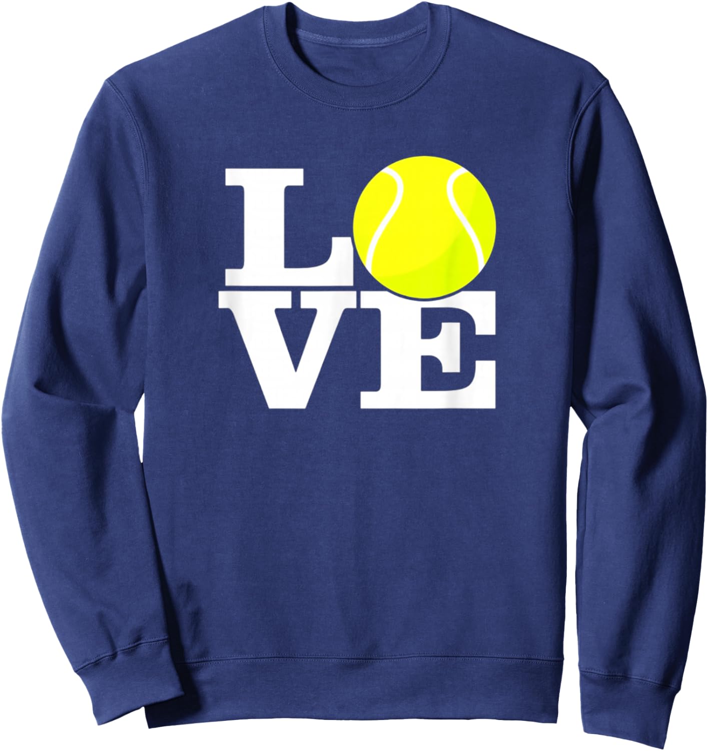 Love Tennis Ball Sweatshirt - Sweatshirt | Navy