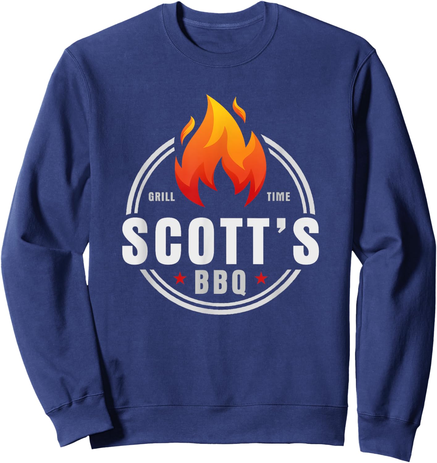 Scott's BBQ Sweatshirt - Sweatshirt | Navy