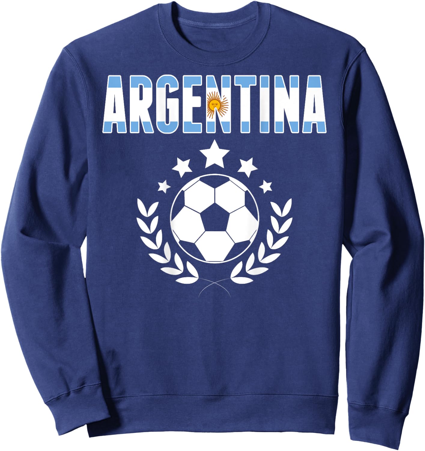 Argentinien Soccer Fans Trikot - Support argentinischer Fußball Sweatshirt - Sweatshirt | Navy