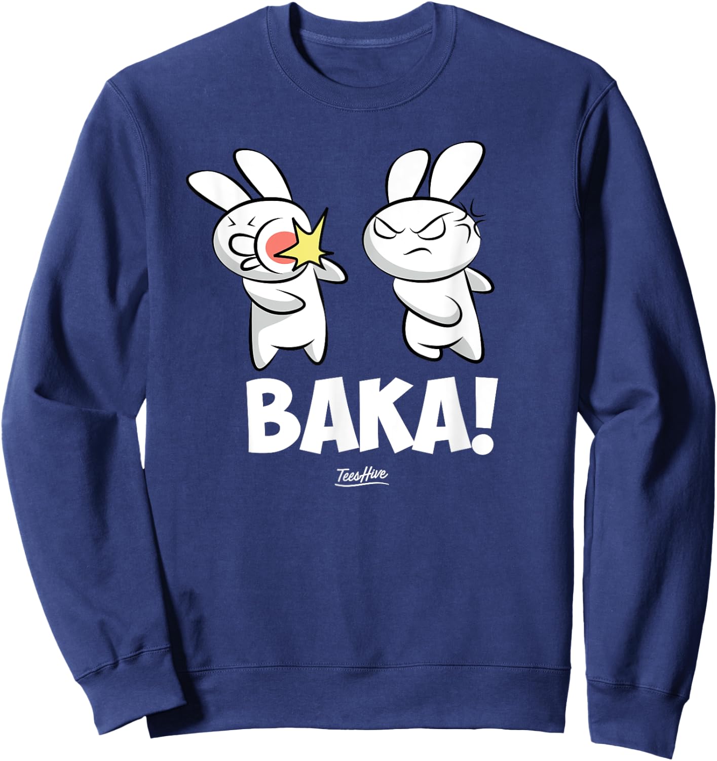 Men Anime Baka Sweatshirt - Sweatshirt | Navy