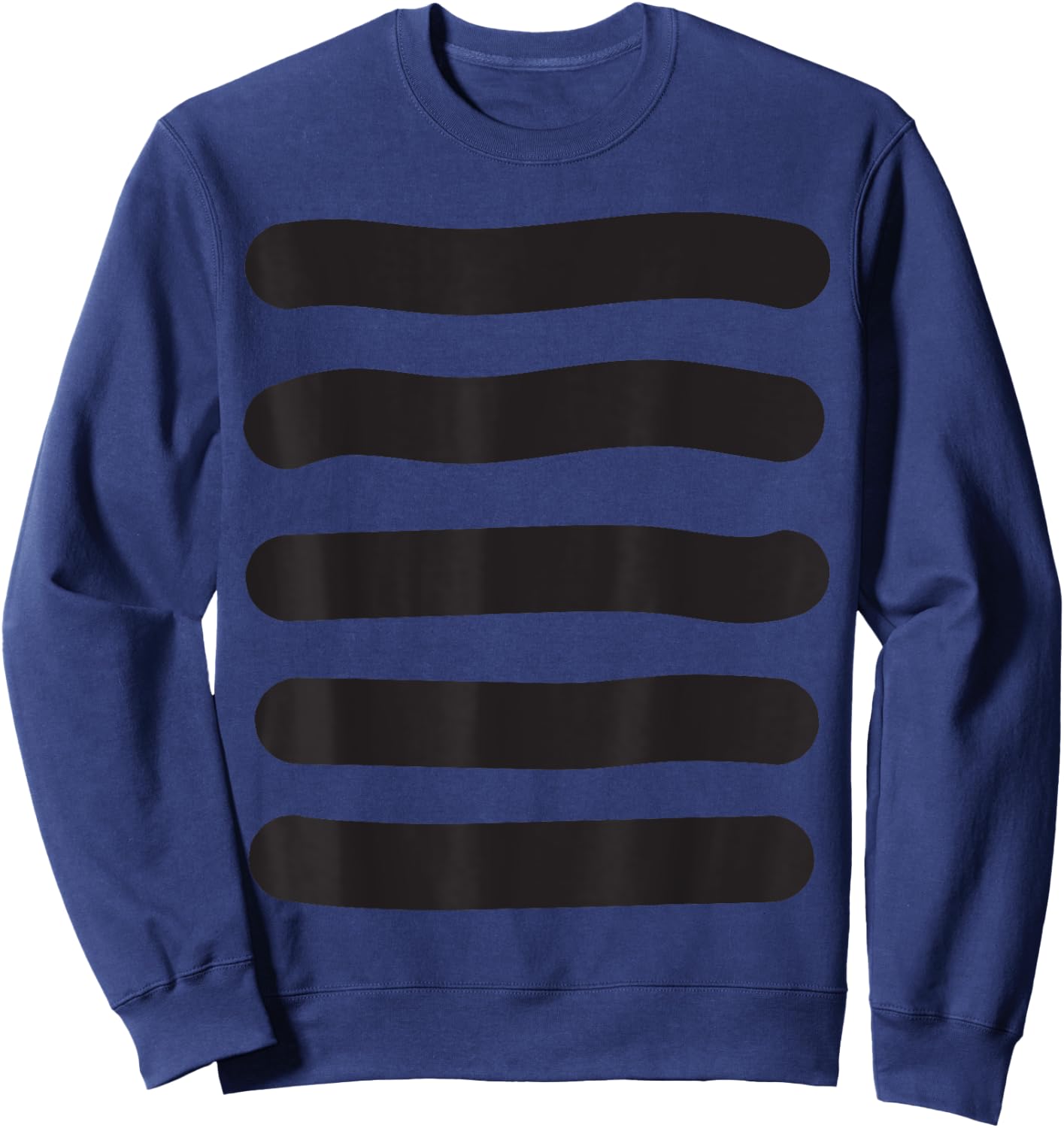 Bee Costume Simple Yellow Striped Funny , yellow Sweatshirt - Sweatshirt | Navy