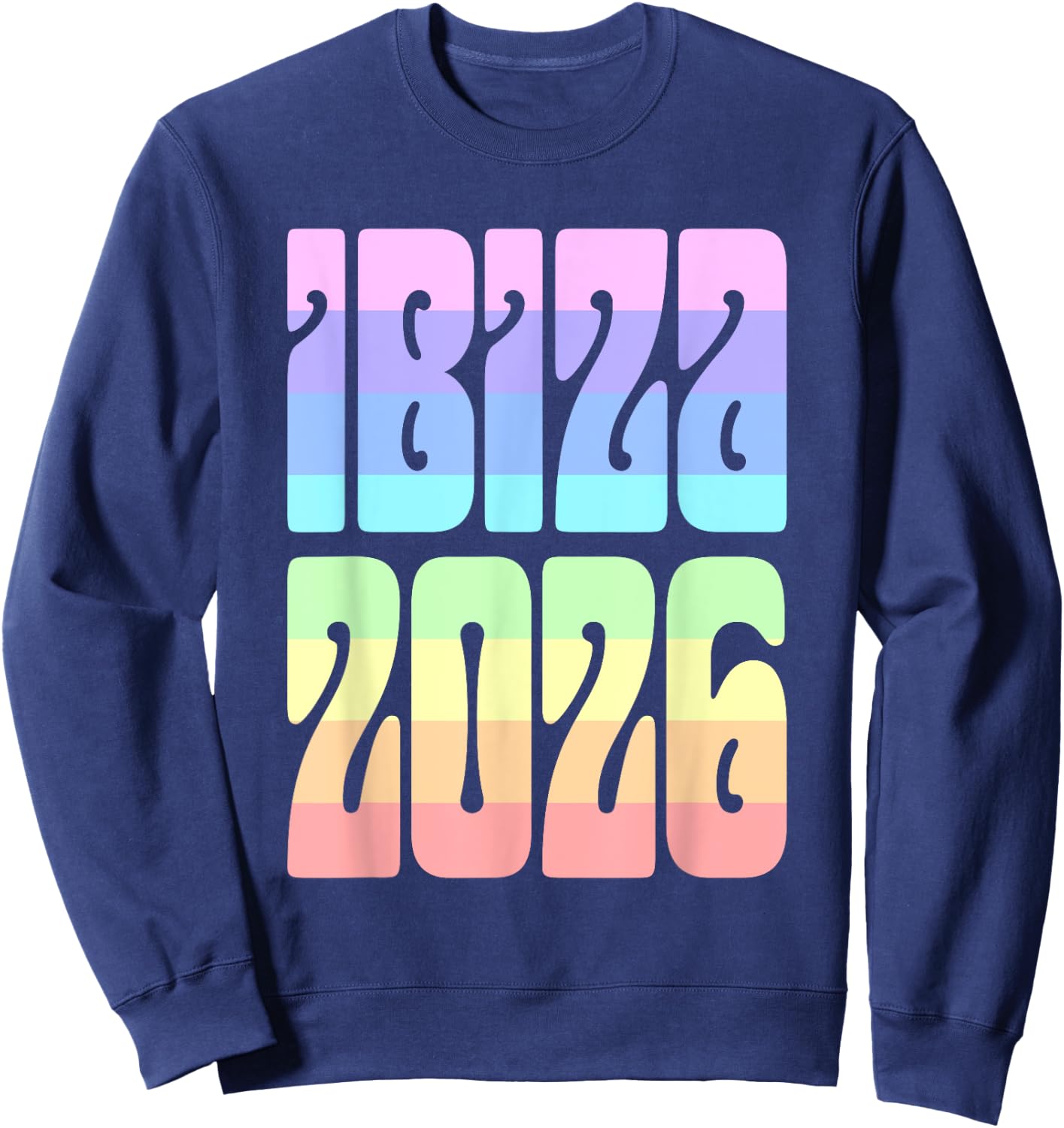 Ibiza Pastel Evening 2026 Sweatshirt - Sweatshirt | Navy