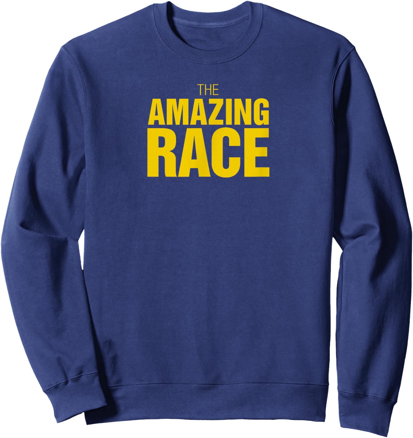 The Amazing Race Yellow Logo Sweatshirt - Sweatshirt | Navy