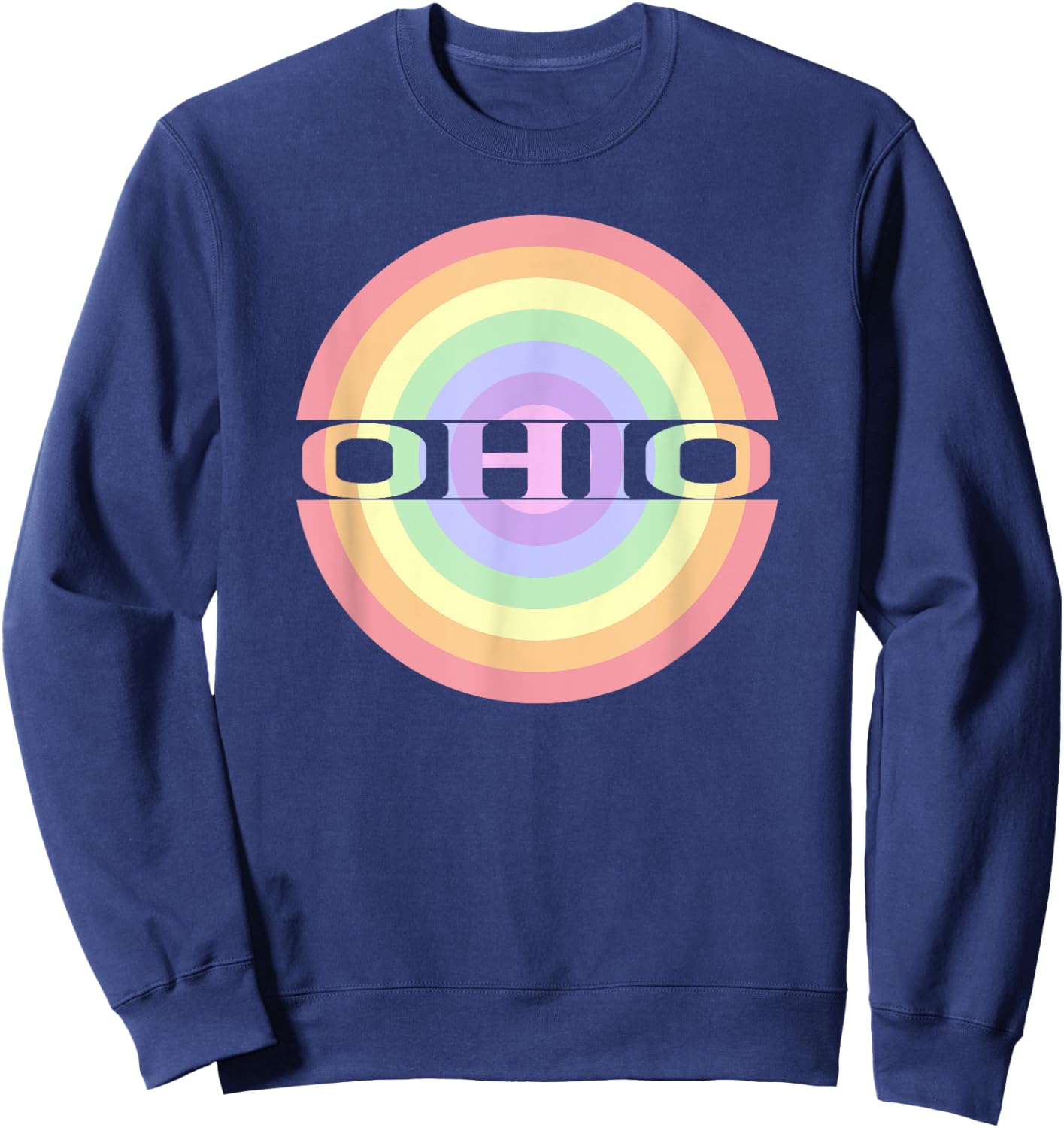 Ohio OH Souvenir Keepsake Pastel for Adults Children Kids Sweatshirt - Sweatshirt | Navy