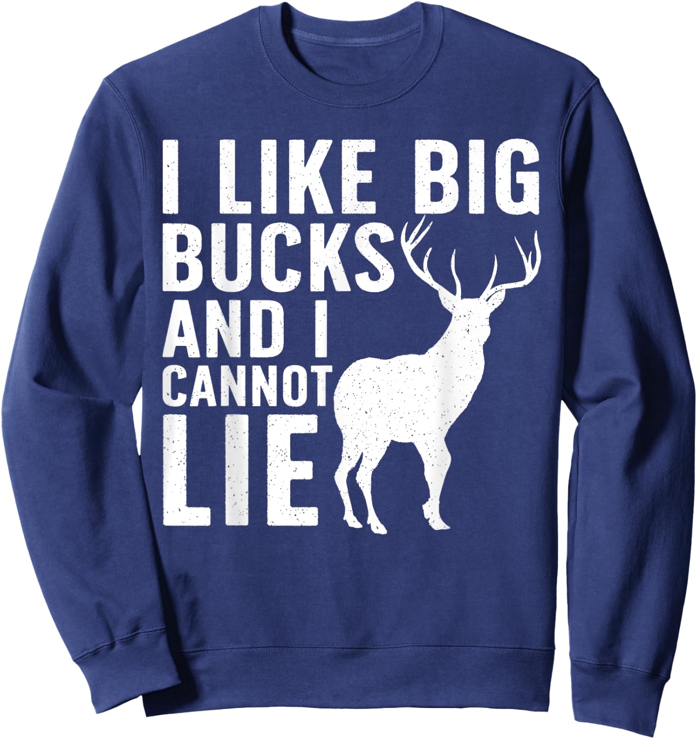 Deer Hunting Art Women Wildlife Hunter Deer Hunting Sweatshirt - Sweatshirt | Navy
