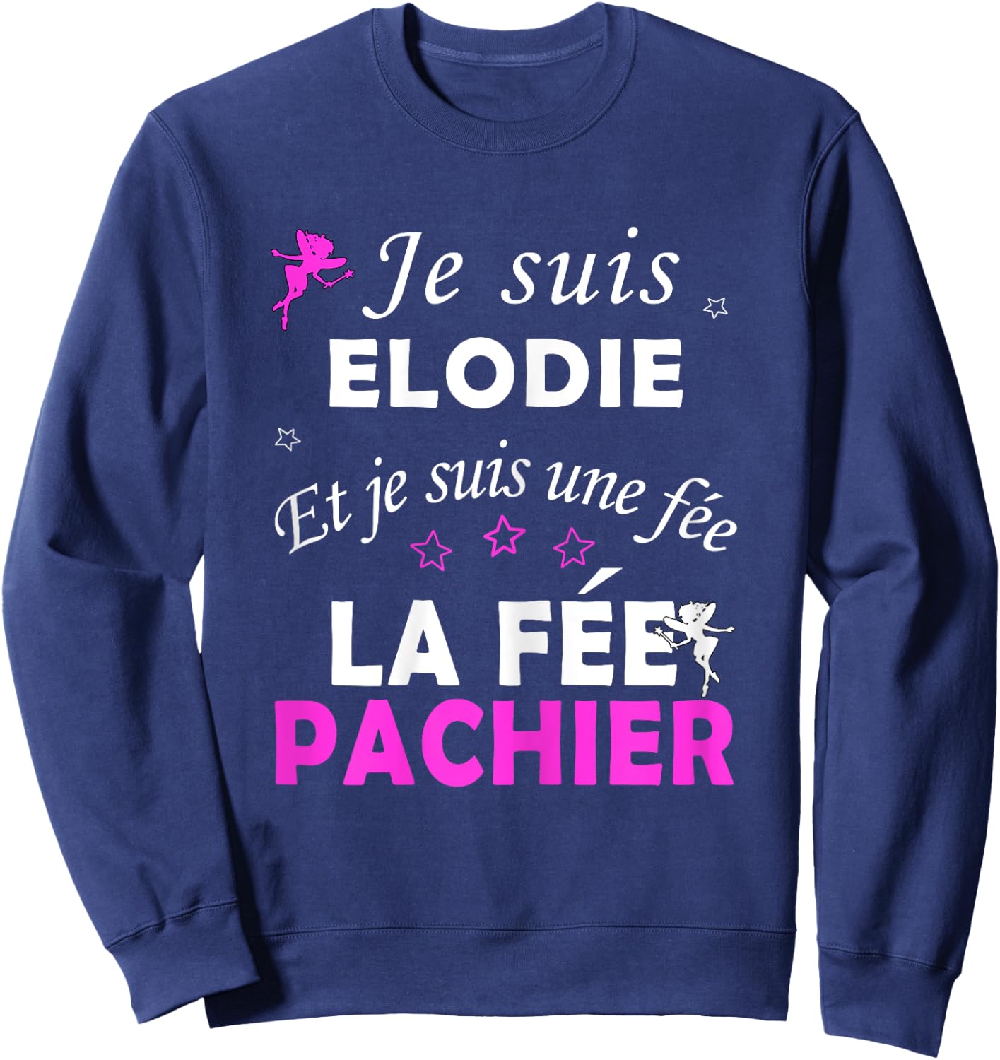 Elodie , Black, Female X-Small Sweatshirt - Sweatshirt | Navy