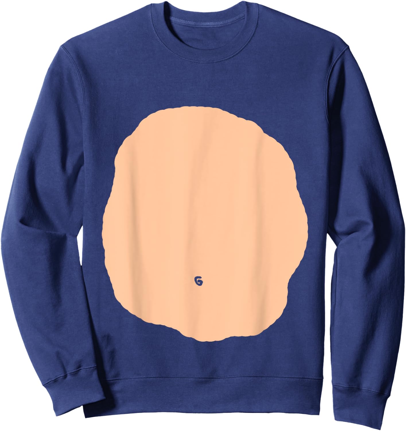 Monkey Belly Monkey Halloween Costume Monkey Chest Sweatshirt - Sweatshirt | Navy