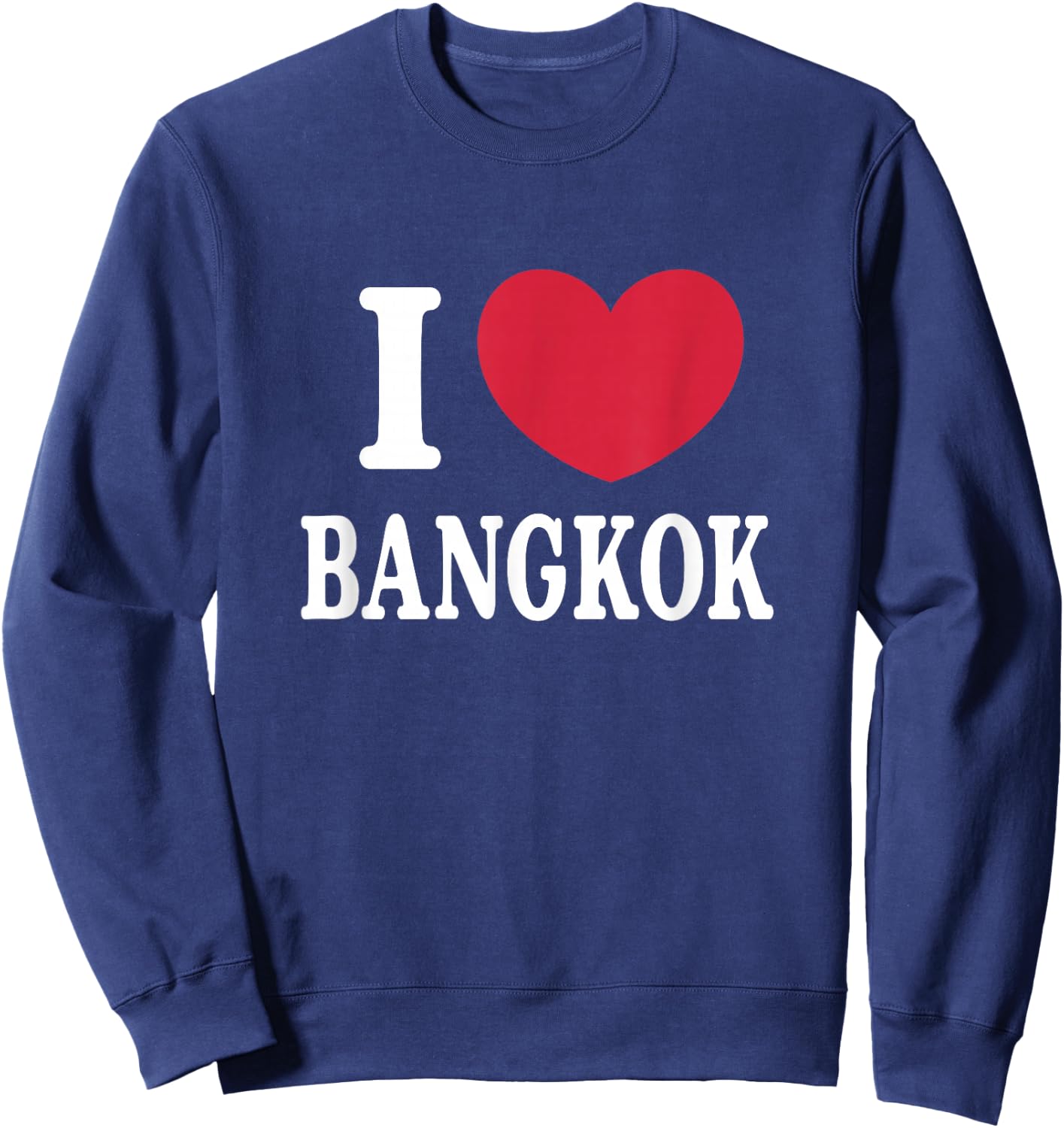 I Love Bangkok , Black, S Sweatshirt - Sweatshirt | Navy
