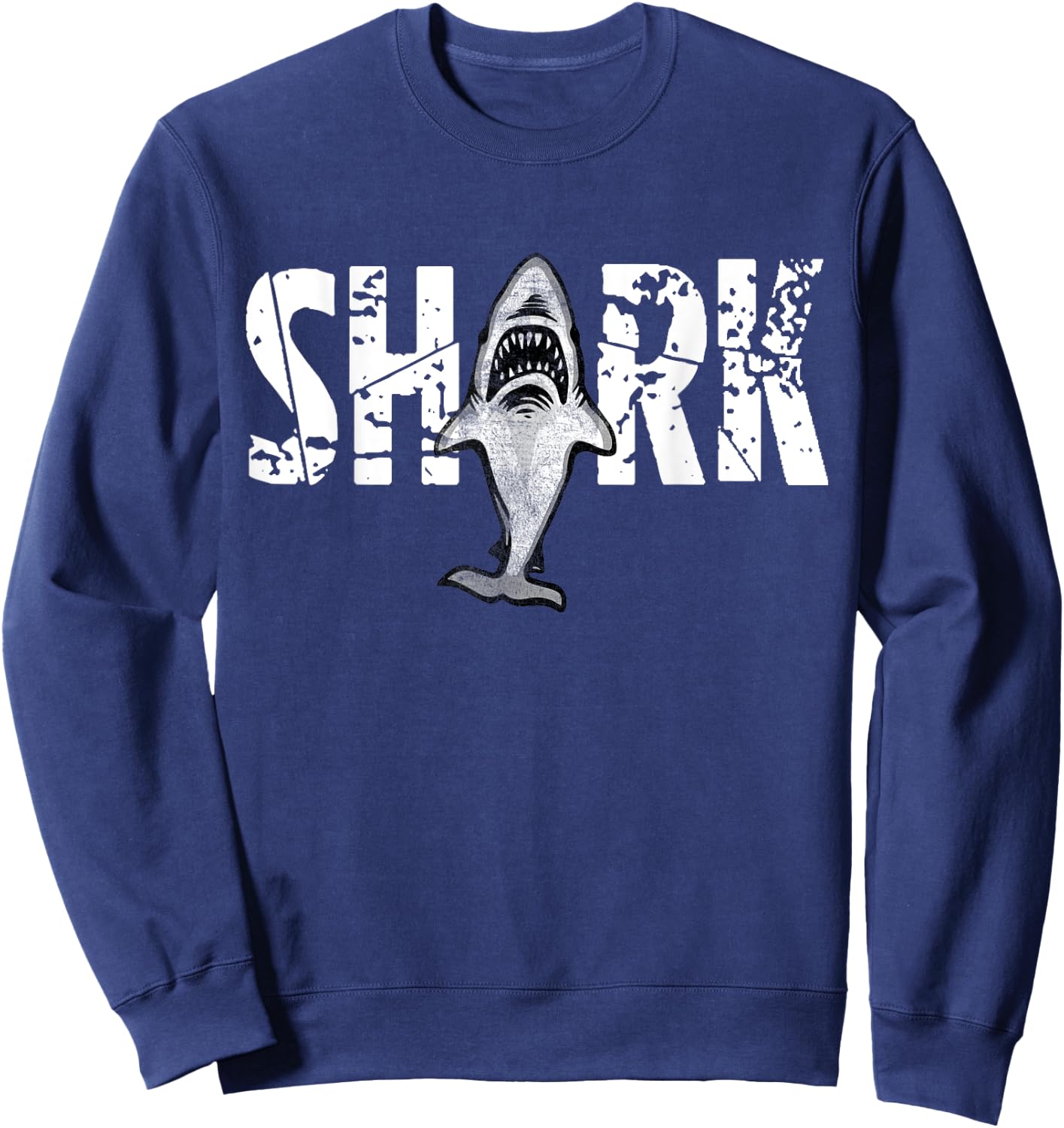 Great White Shark - Shark Lovers Shirt and Gift Sweatshirt - Sweatshirt | Navy