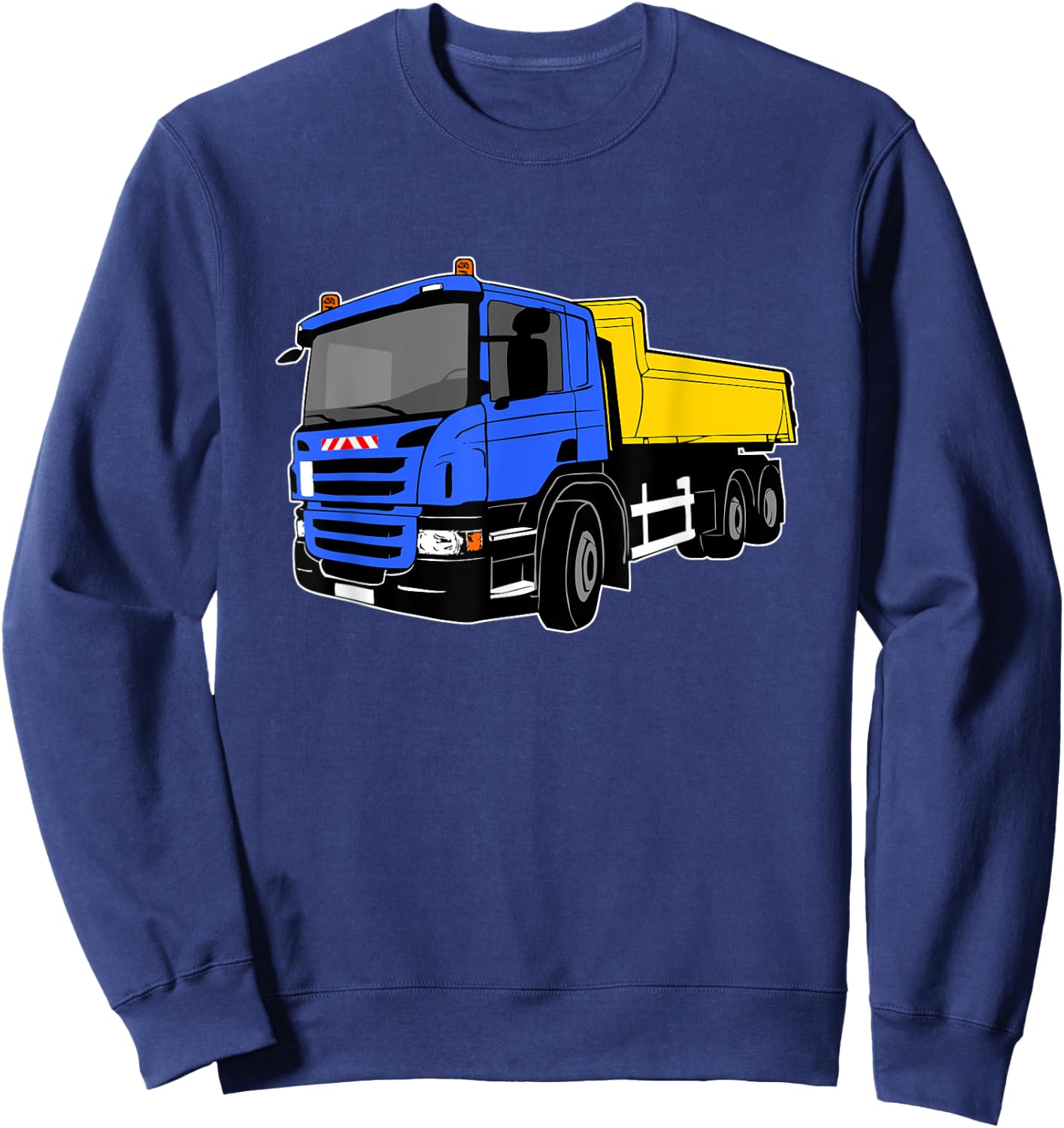 Dump truck - construction vehicle Sweatshirt - Sweatshirt | Navy