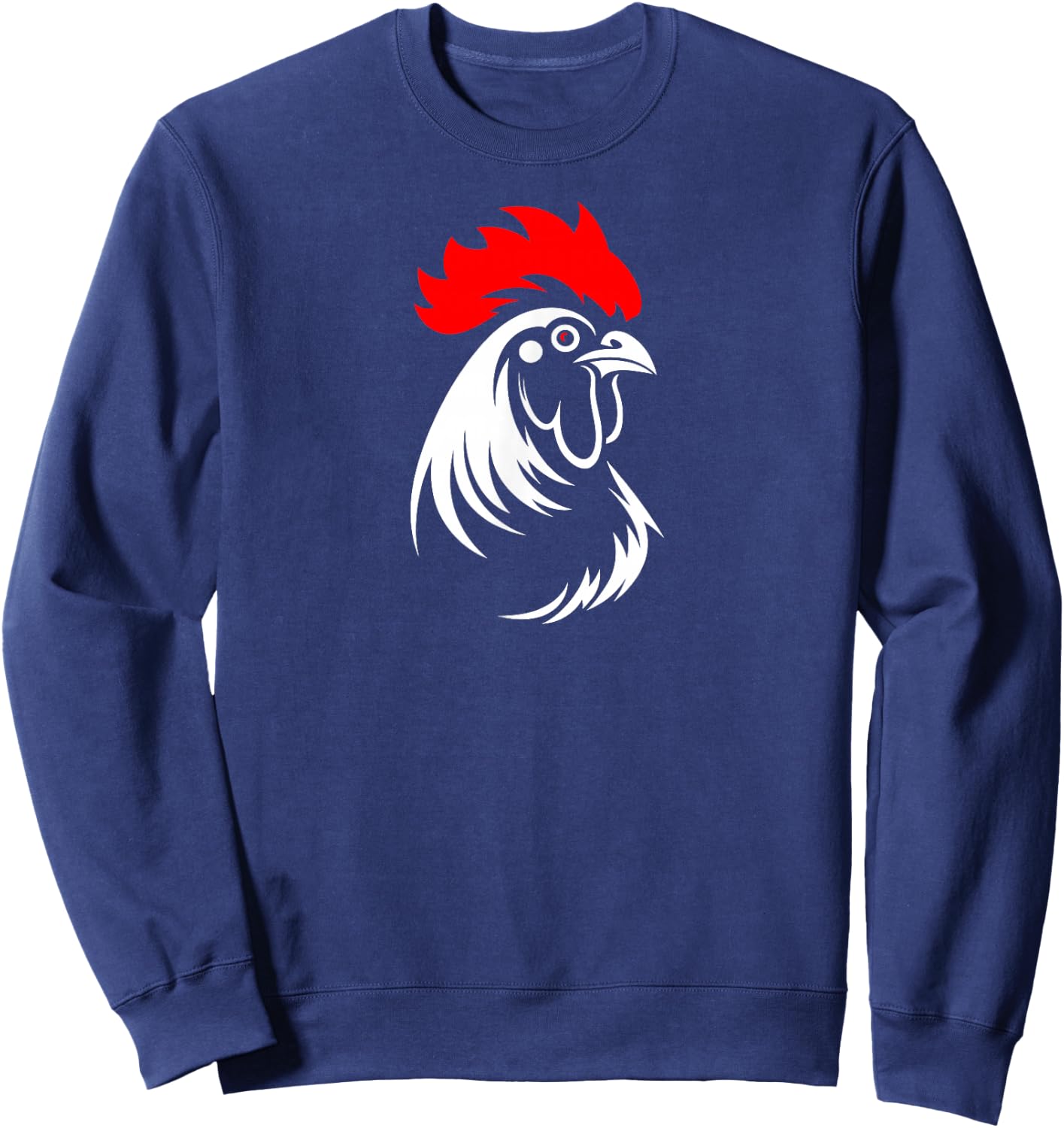 Rooster Country Decor Chicken Gallo Gifts Rooster Sweatshirt - Sweatshirt | Navy