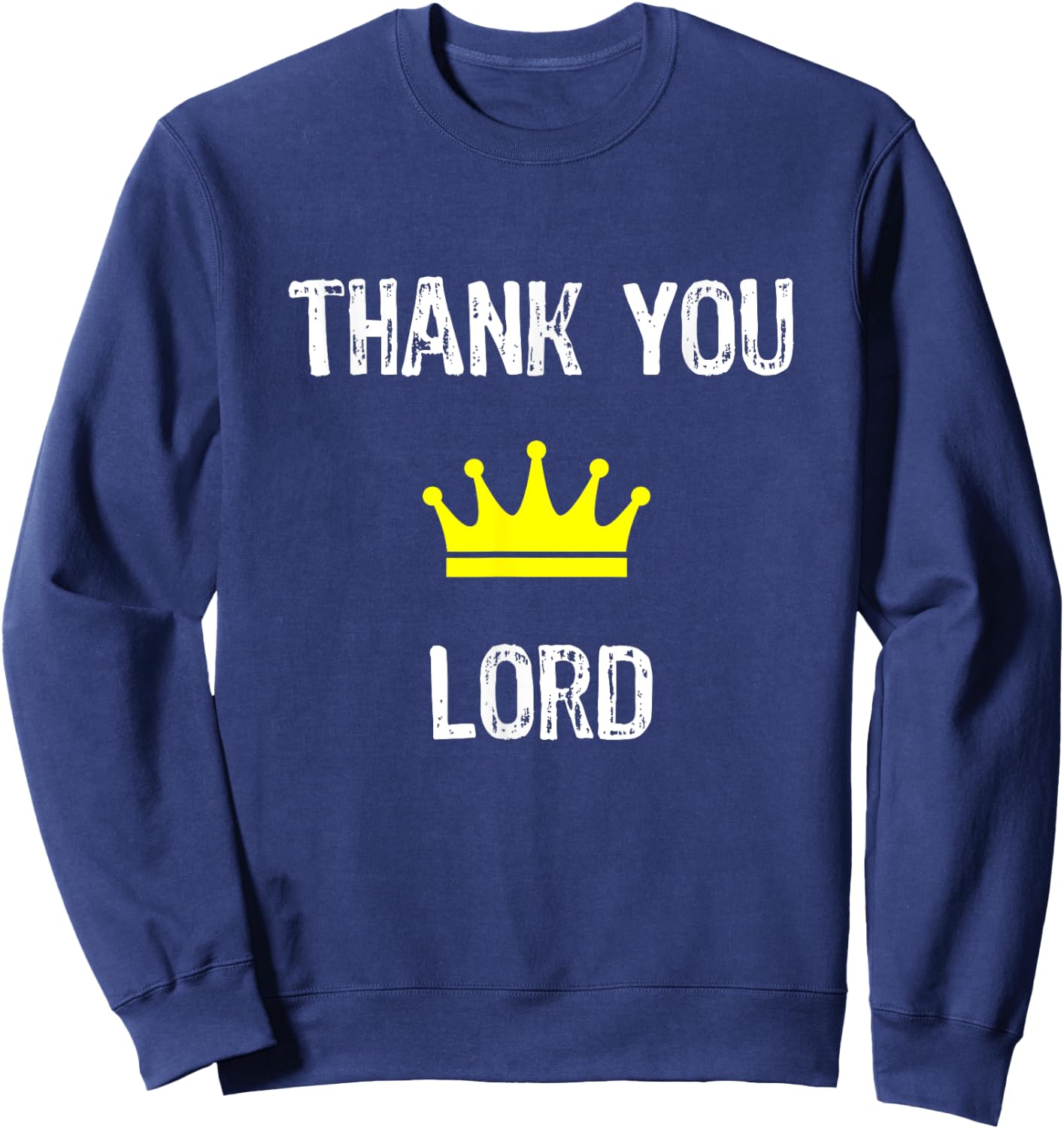 Christian Thank you Lord Sweatshirt - Sweatshirt | Navy