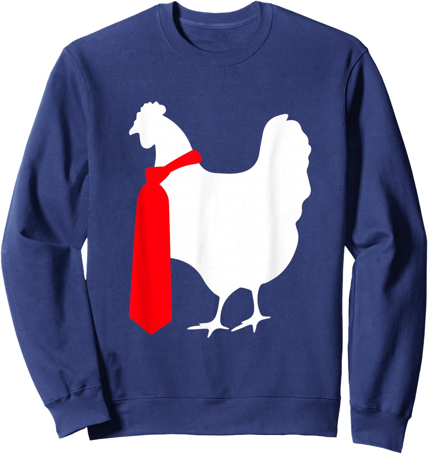 Japanese Hentai Hentai Ecchi Anime - Funny Hen Wearing A Tie Gag Sweatshirt - Sweatshirt | Navy