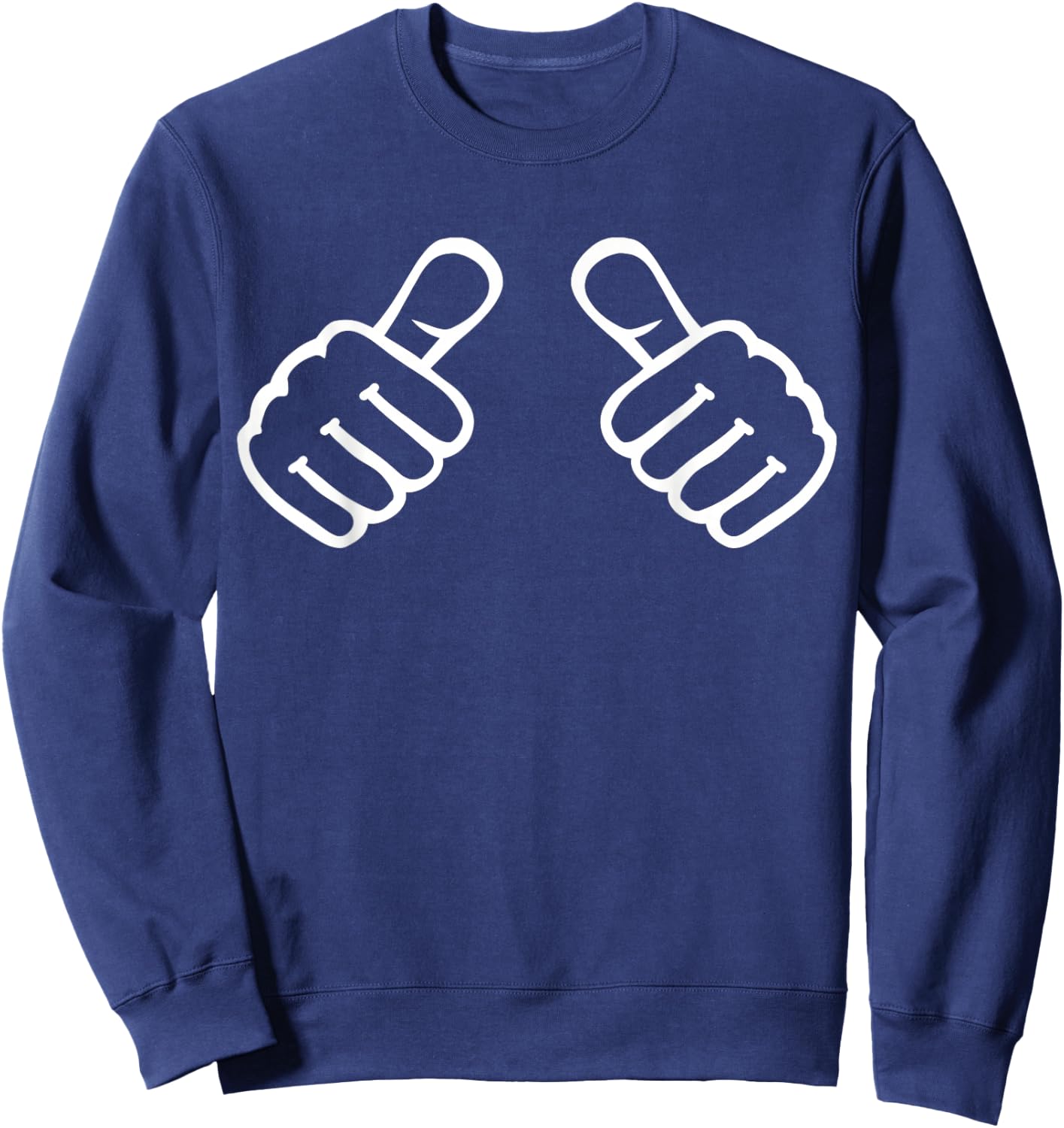 Thumbs Sweatshirt - Sweatshirt | Navy