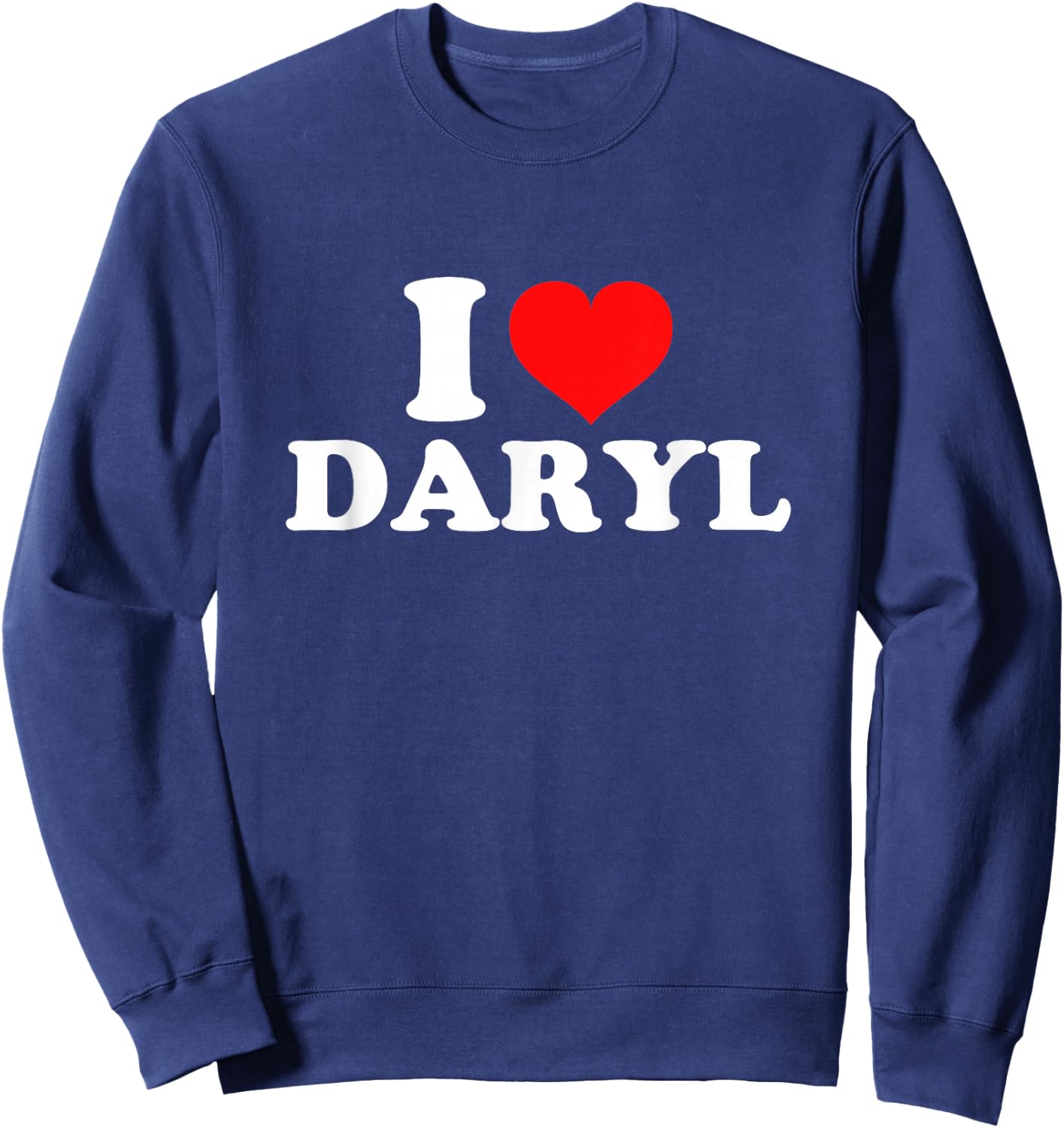 I Love Daryl Sweatshirt - Sweatshirt | Navy