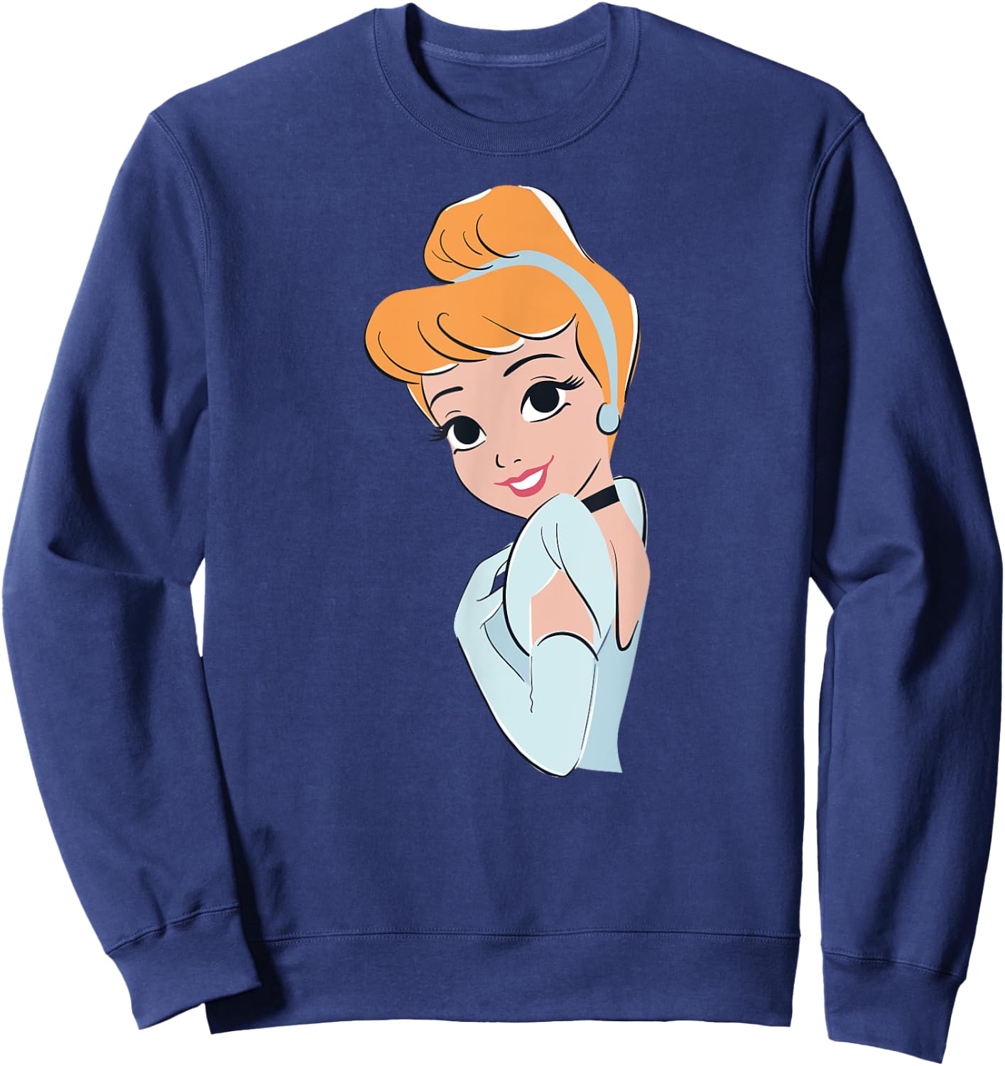 Princess Cinderella Cinderella , Black, S Sweatshirt - Sweatshirt | Navy